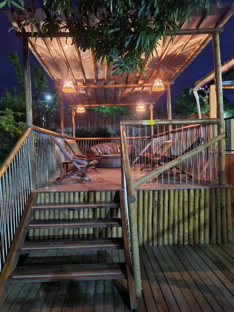 Balcony/Terrace in Pousada Guedes Noronha