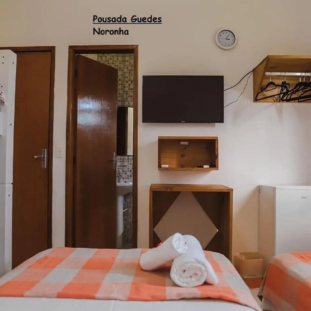 Decorative detail, Bed in Pousada Guedes Noronha