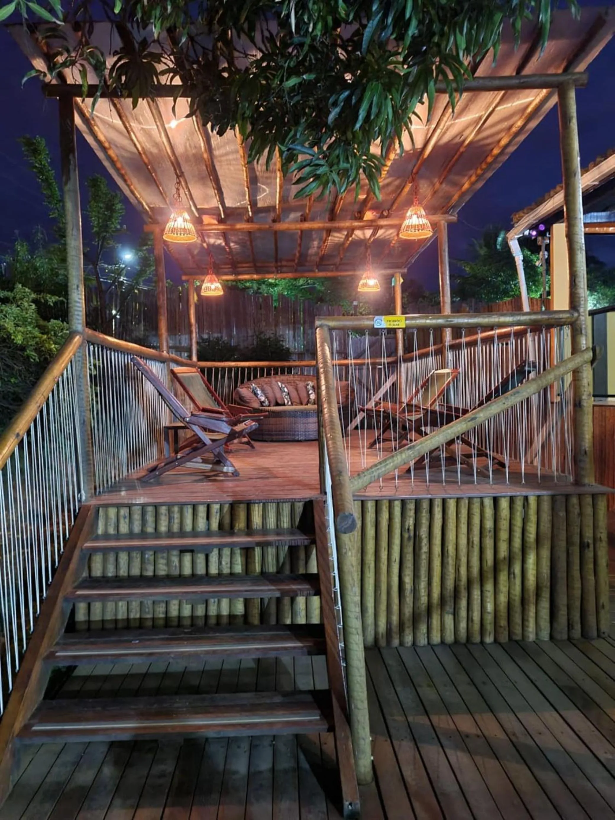 Balcony/Terrace in Pousada Guedes Noronha