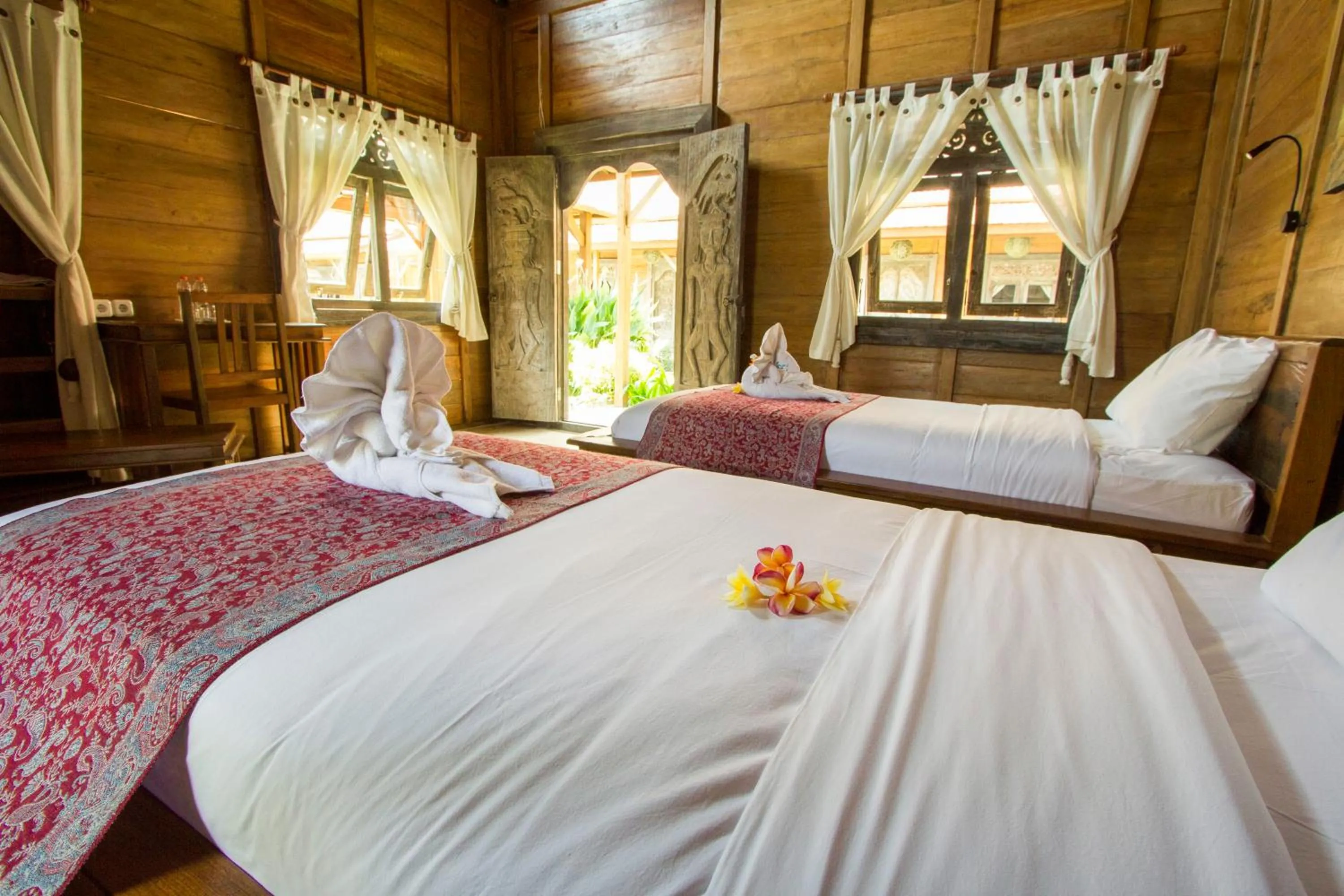 Day, Bed in Benthos Bali Dive Resort