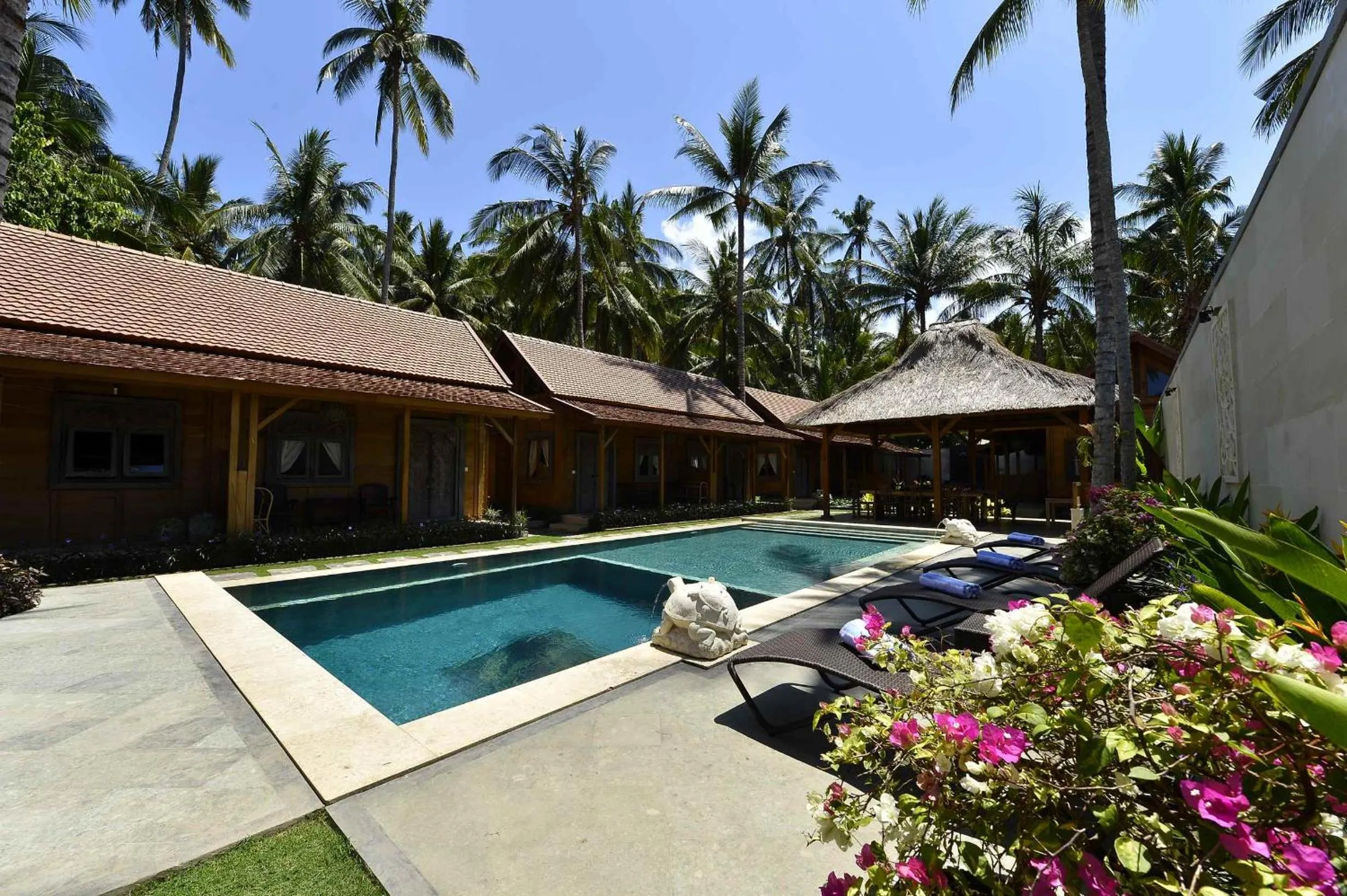 Swimming pool in Benthos Bali Dive Resort