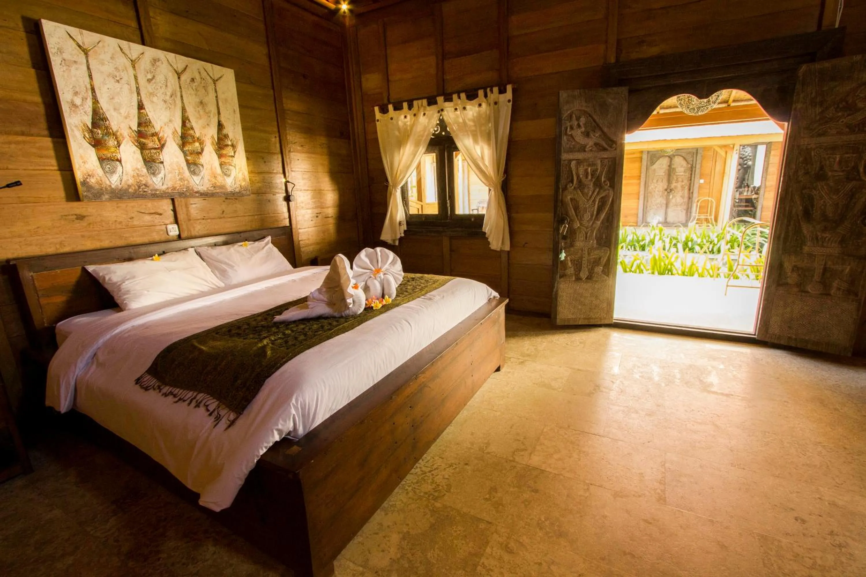 Day, Bed in Benthos Bali Dive Resort