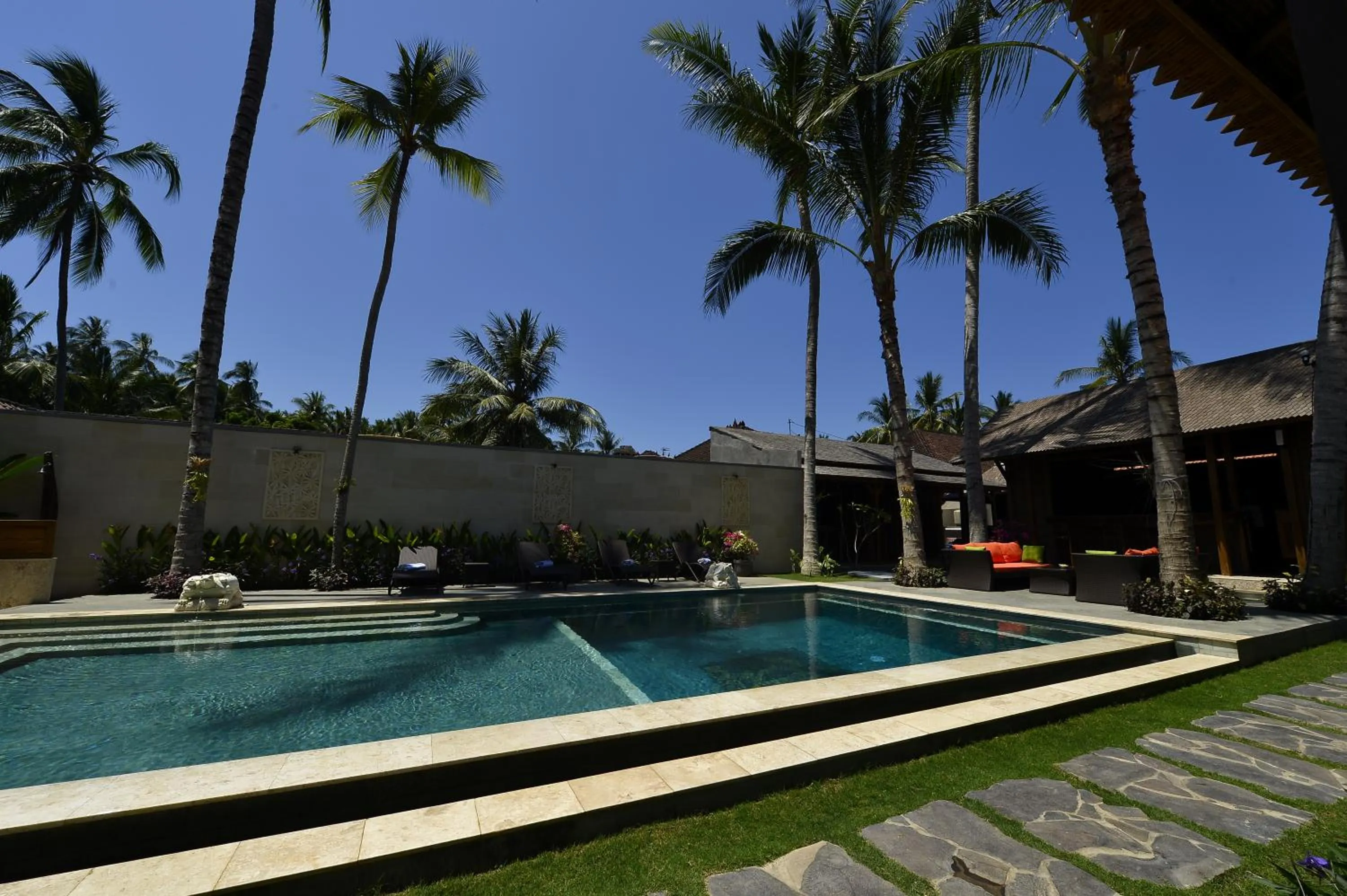 Swimming pool in Benthos Bali Dive Resort