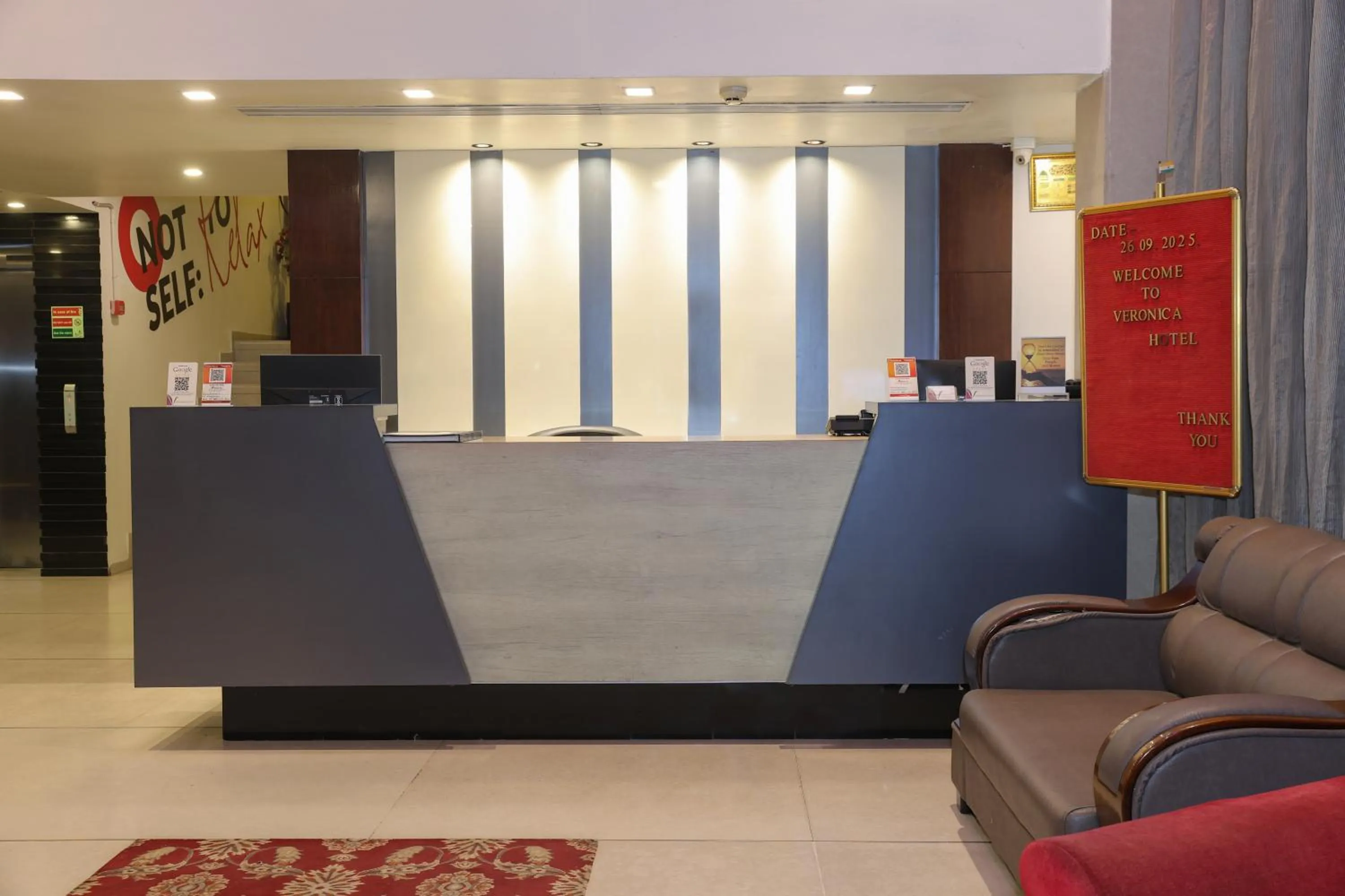 Lobby or reception in Veronica Hotel