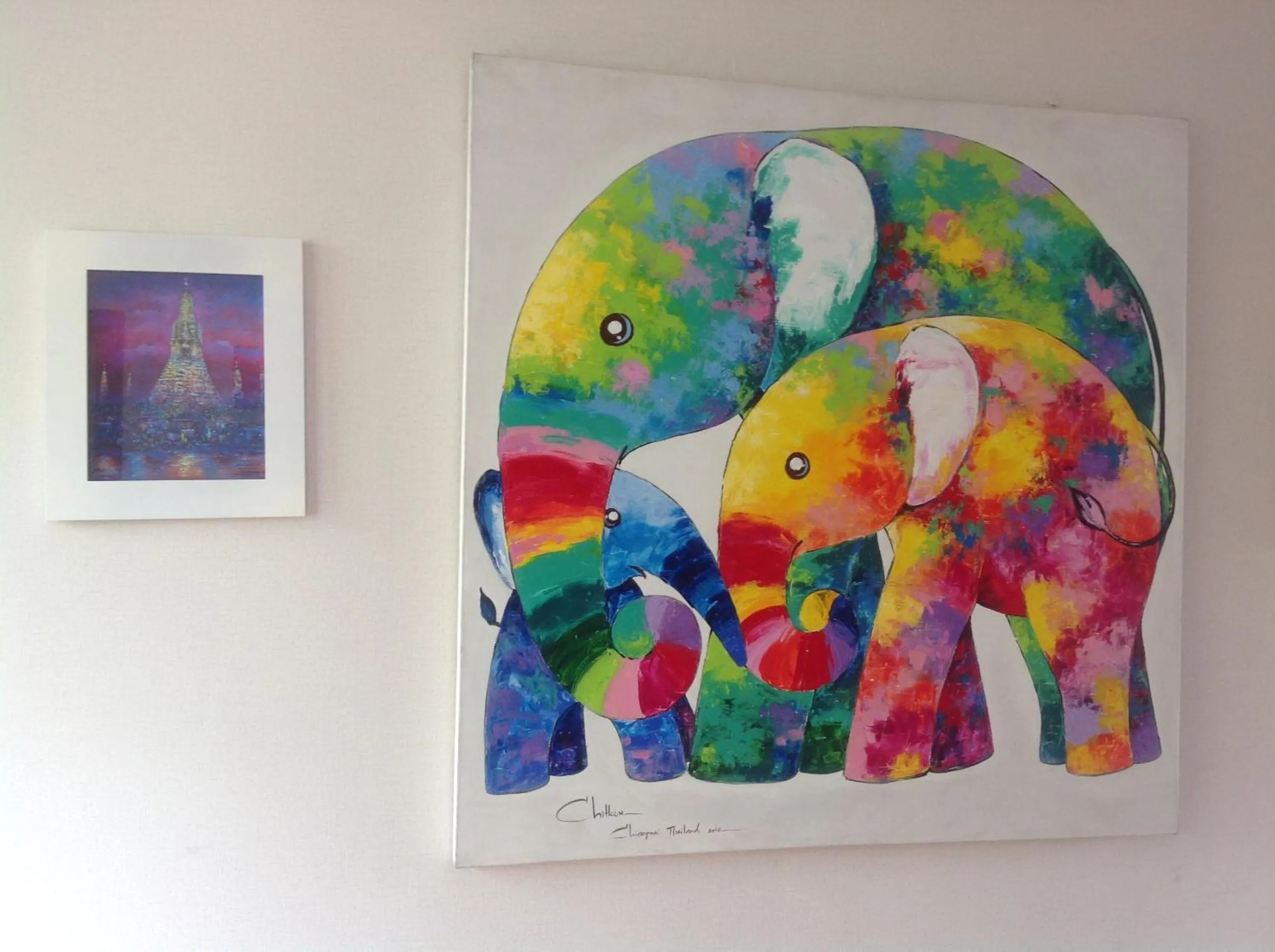 Decorative detail in Nang Ta Yon @ Ban Thap Chang Hostel