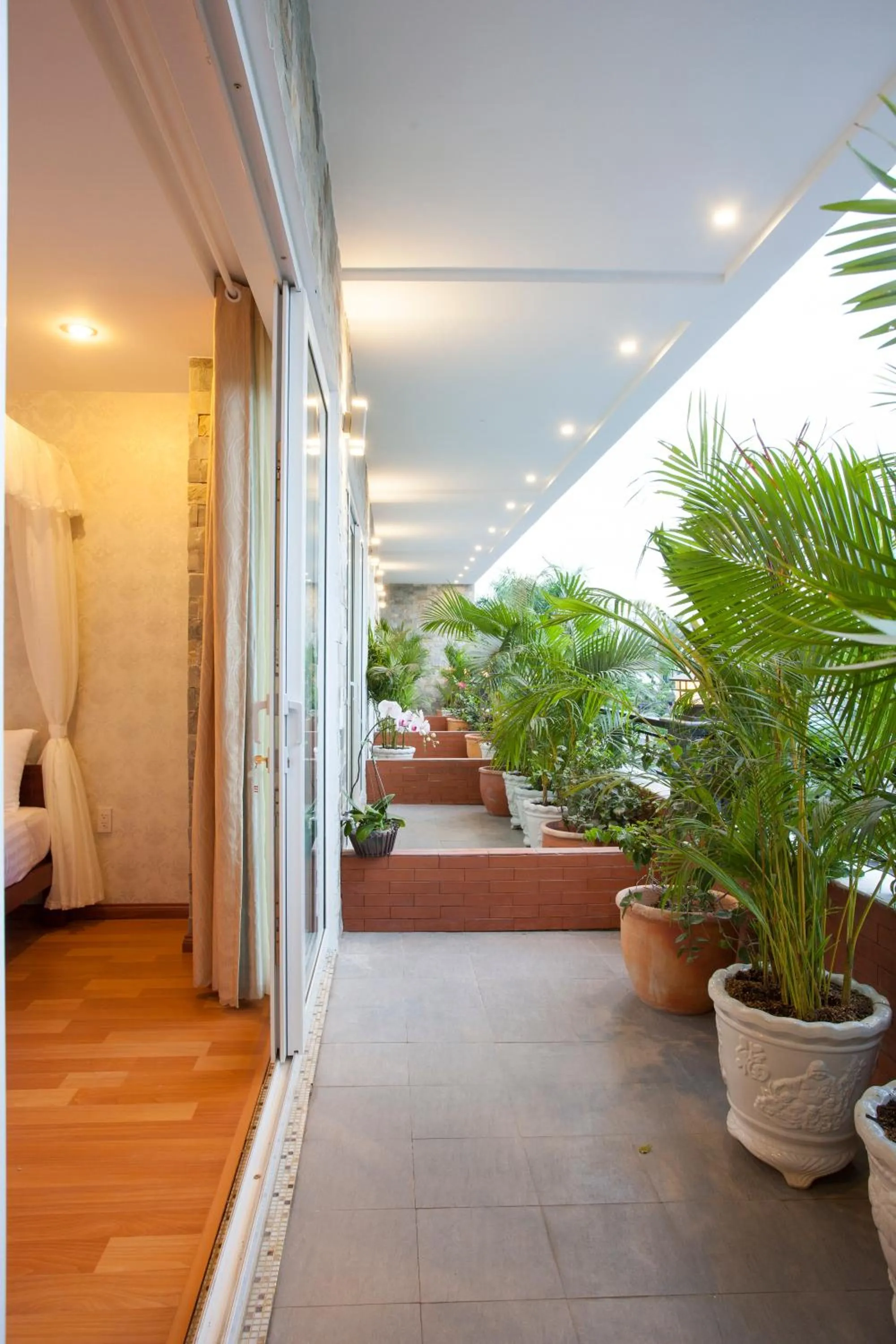 Balcony/Terrace in Anh Dao Mekong 2 Hotel