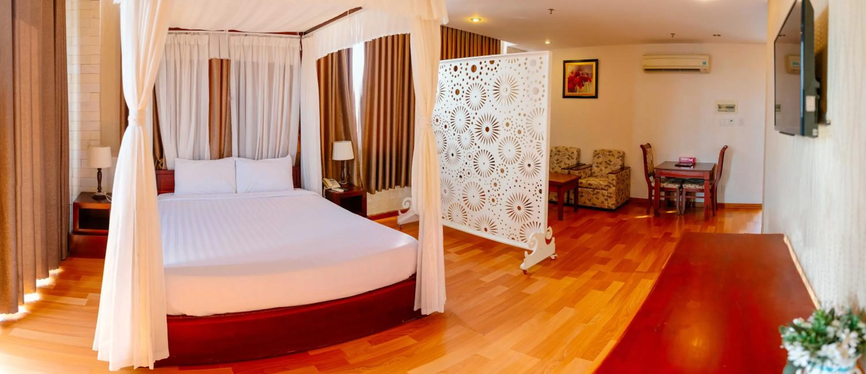 Bed in Anh Dao Mekong 2 Hotel