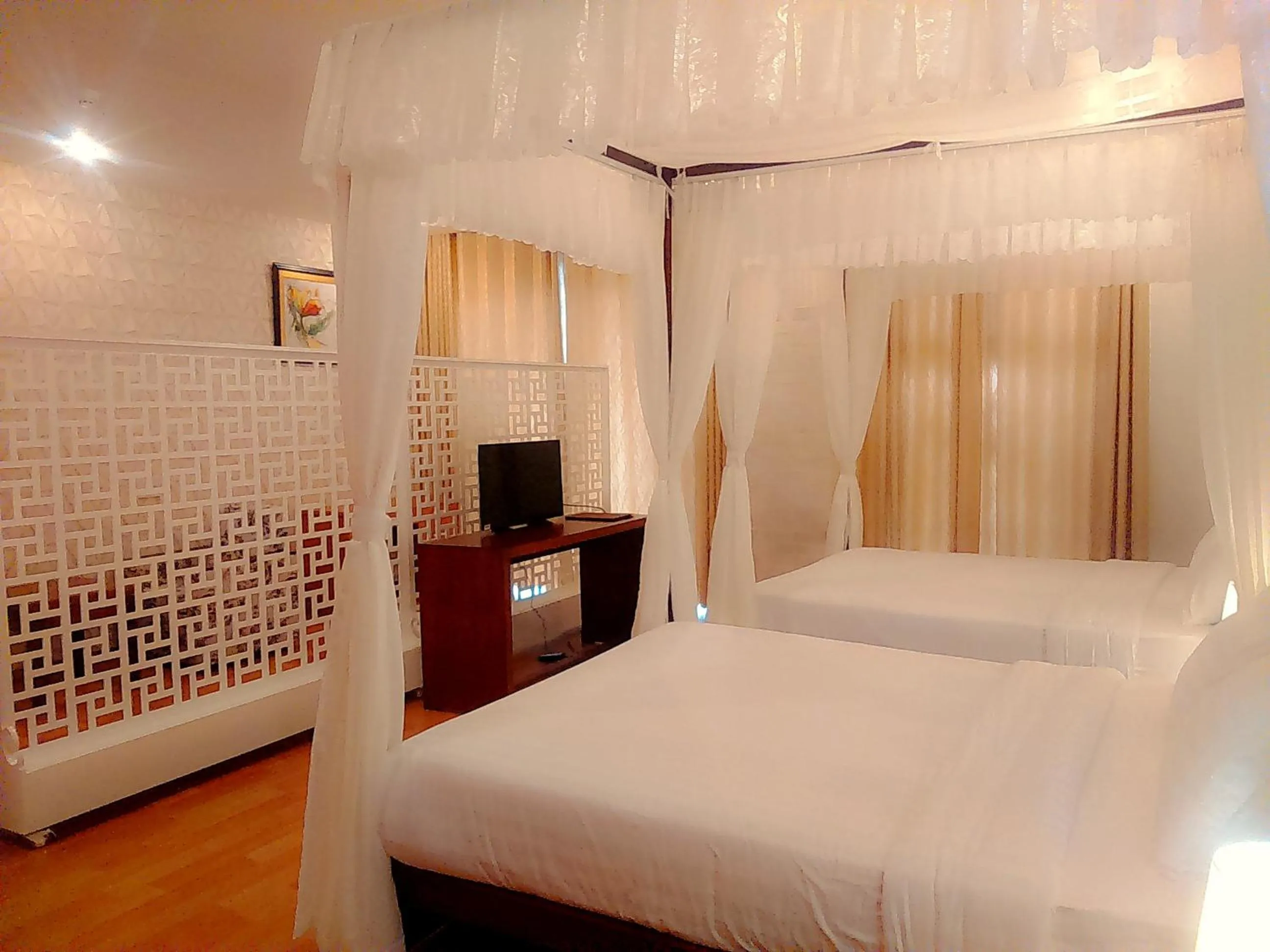 Bed in Anh Dao Mekong 2 Hotel