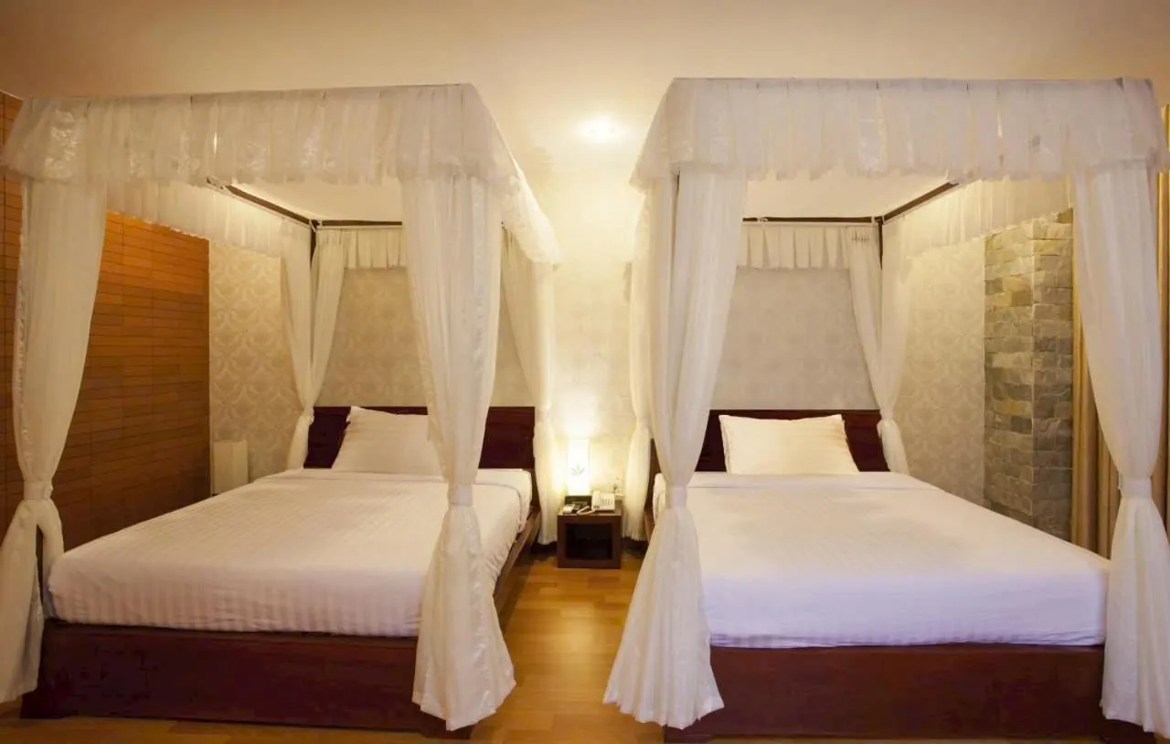 Bed in Anh Dao Mekong 2 Hotel