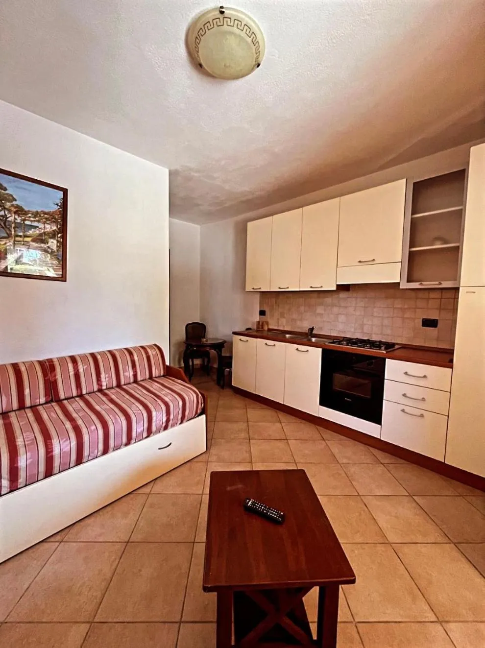 Kitchen or kitchenette in Case Vacanze Le Buganville