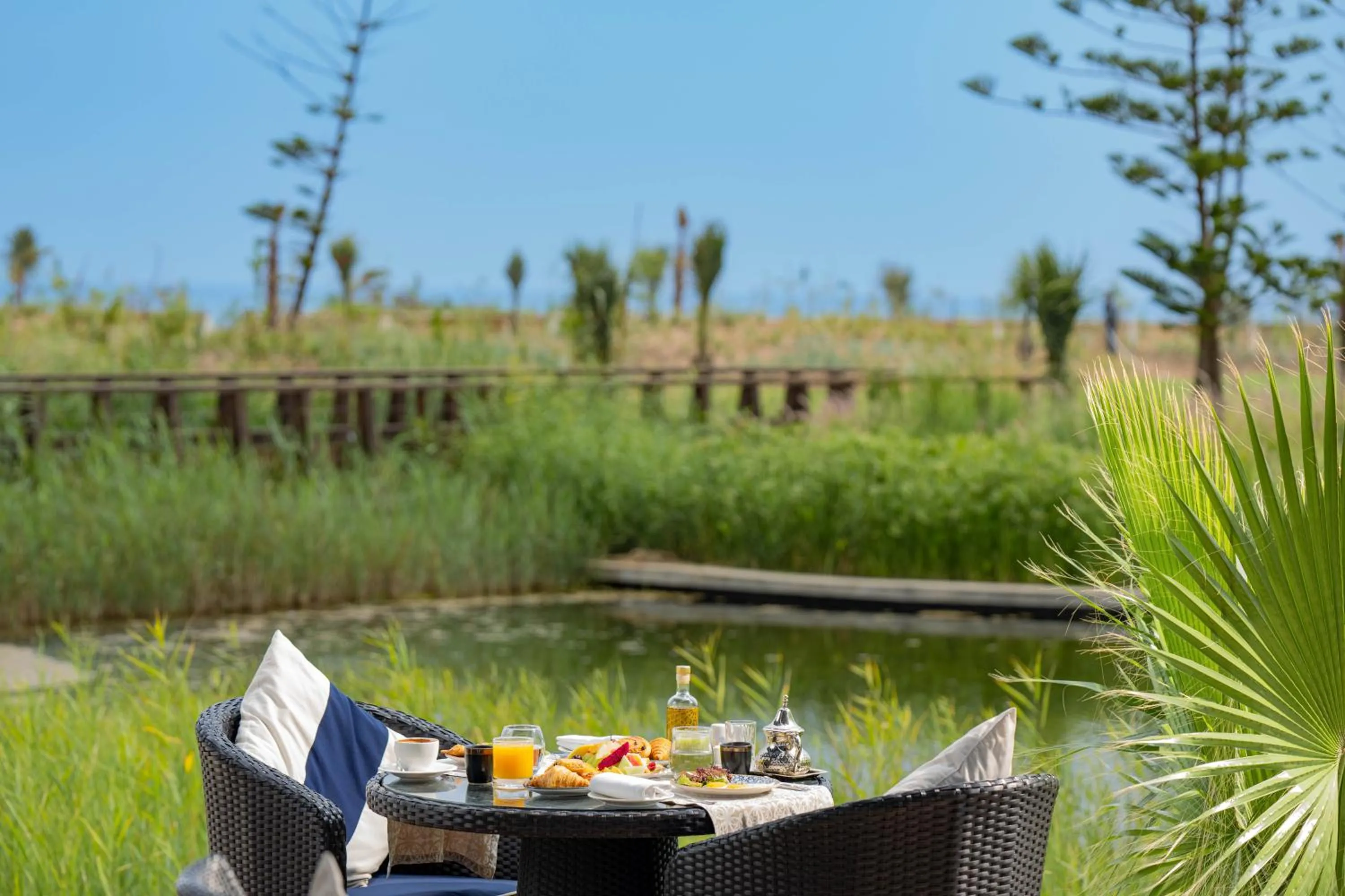 Natural landscape in Banyan Tree Tamouda Bay