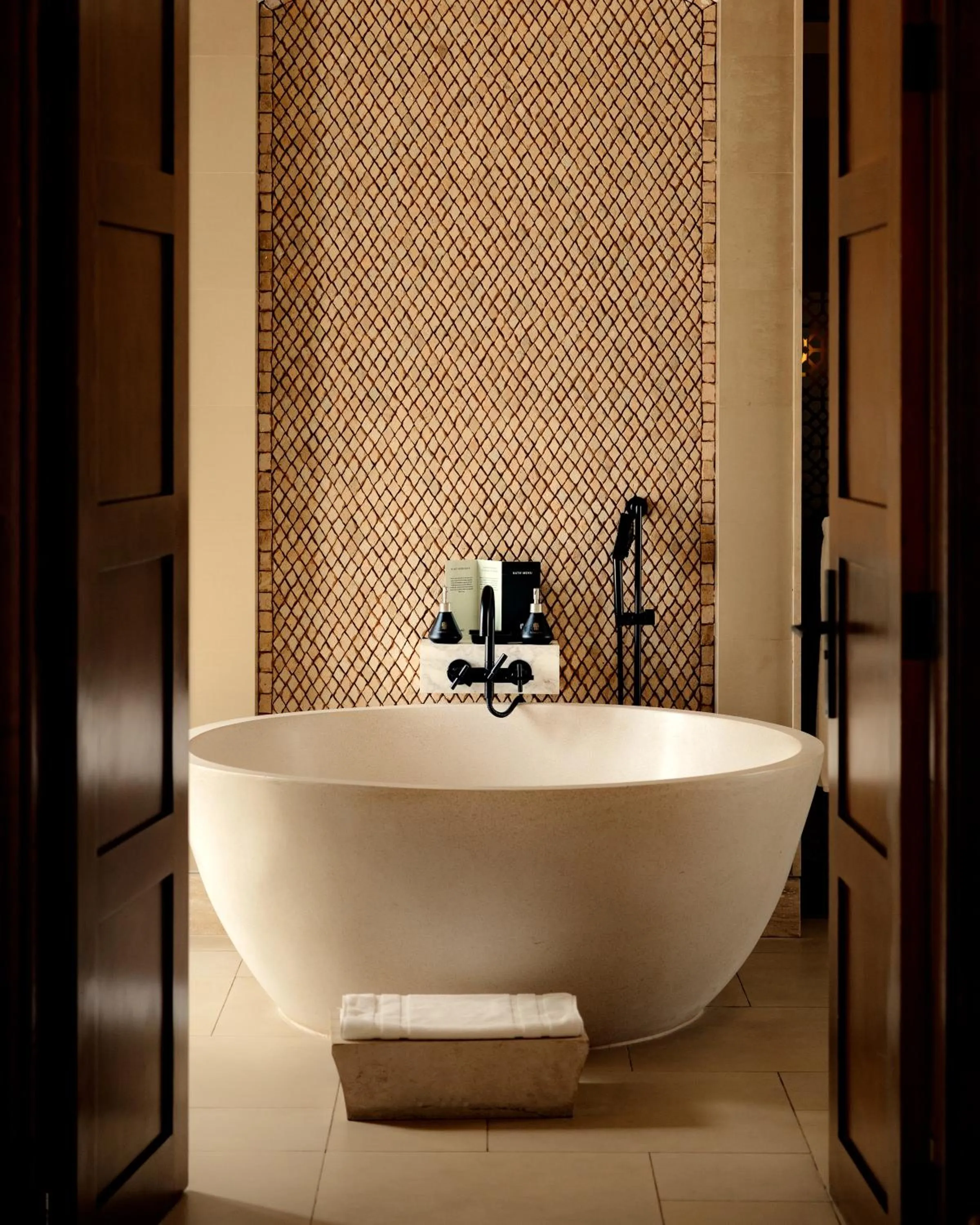 Bathroom in Banyan Tree Tamouda Bay