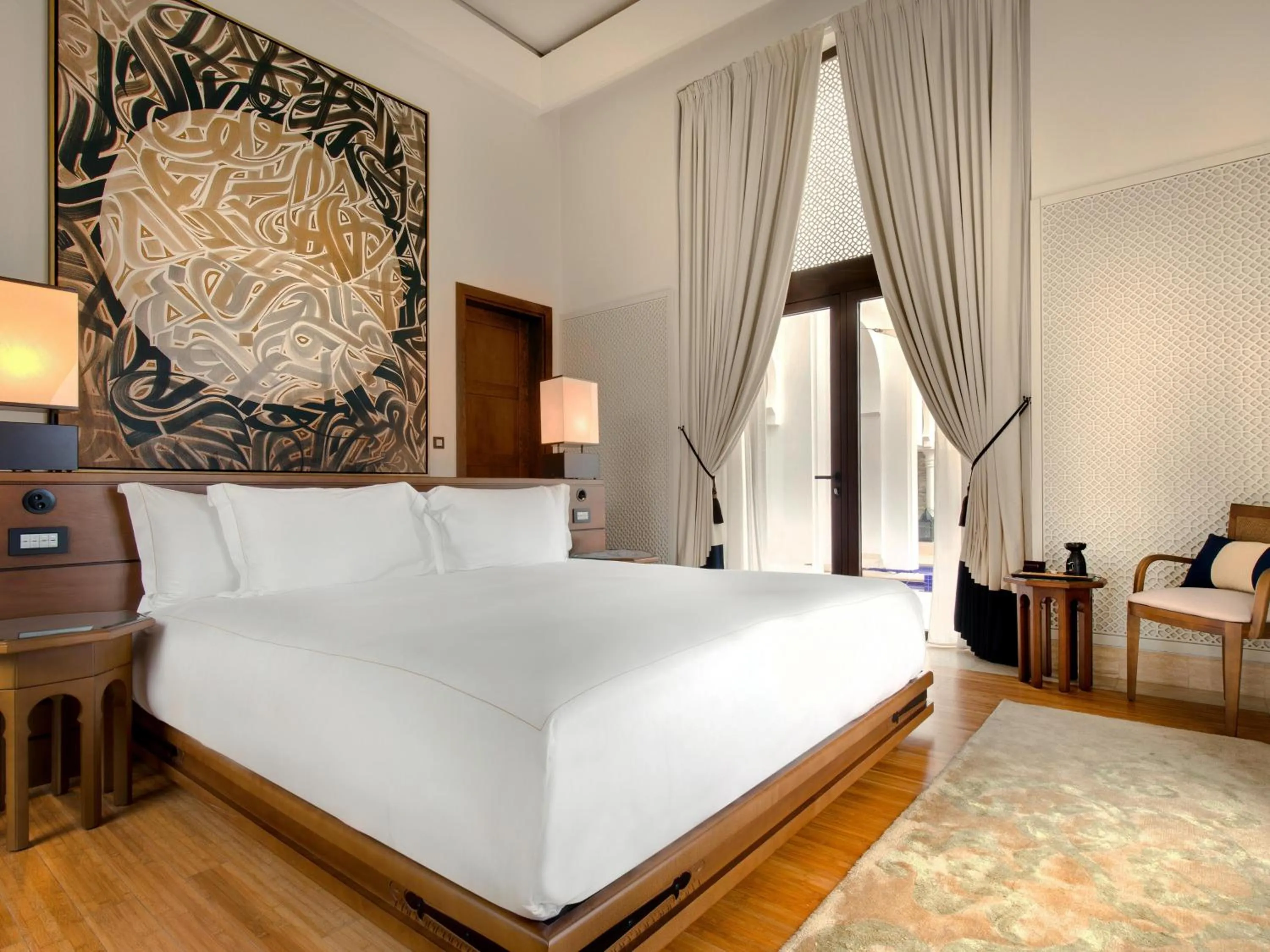 Bed in Banyan Tree Tamouda Bay