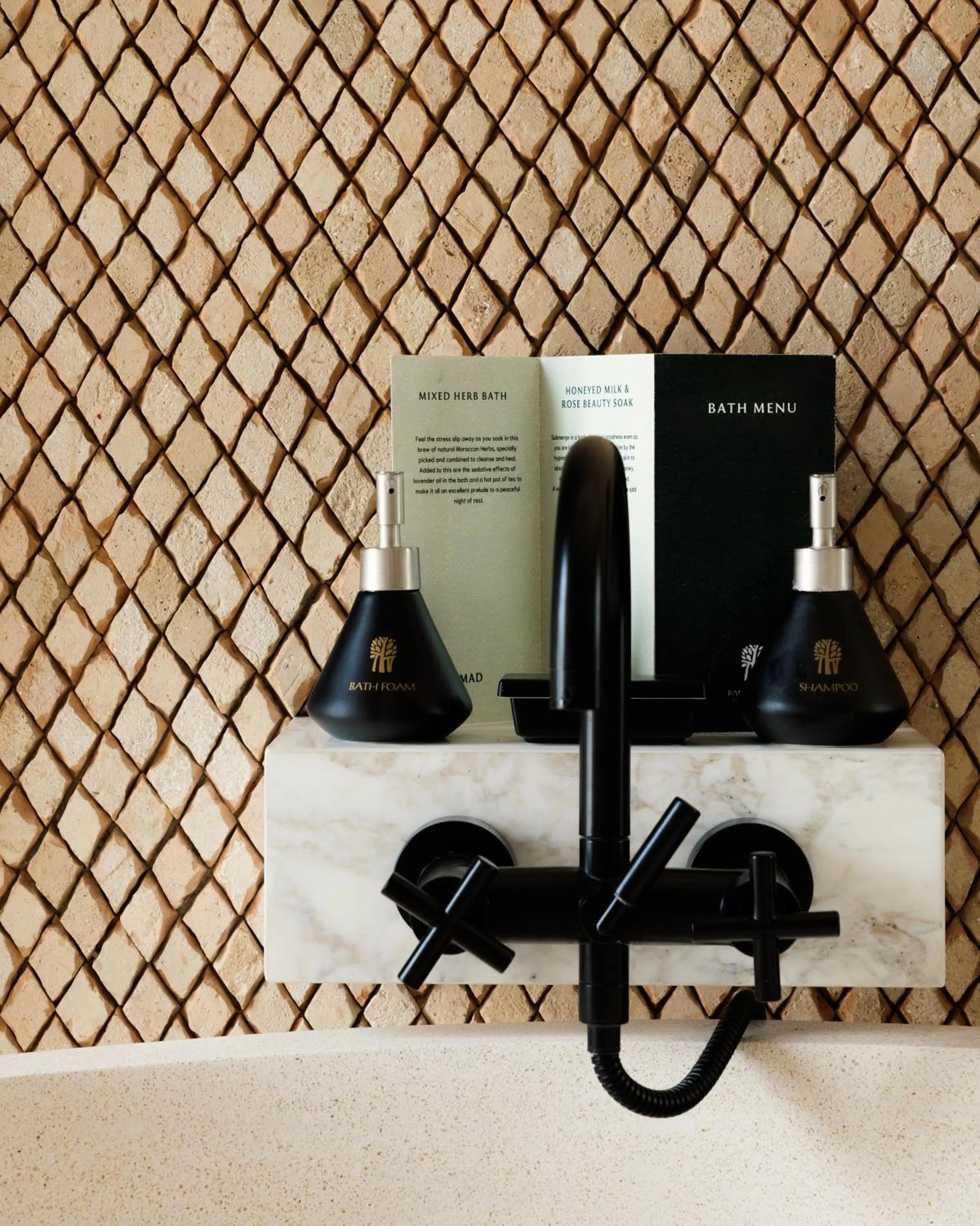 Bathroom in Banyan Tree Tamouda Bay