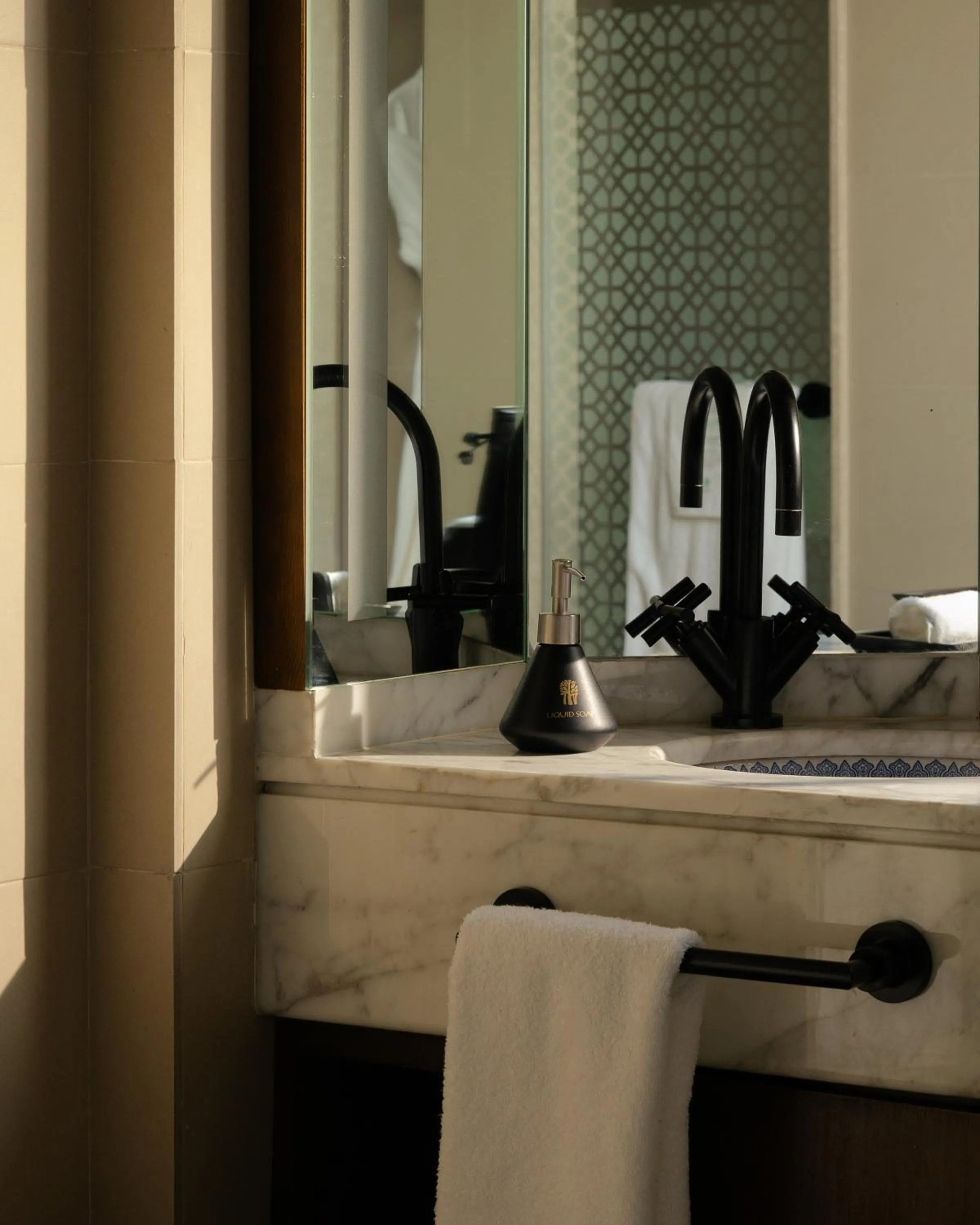 Bathroom in Banyan Tree Tamouda Bay