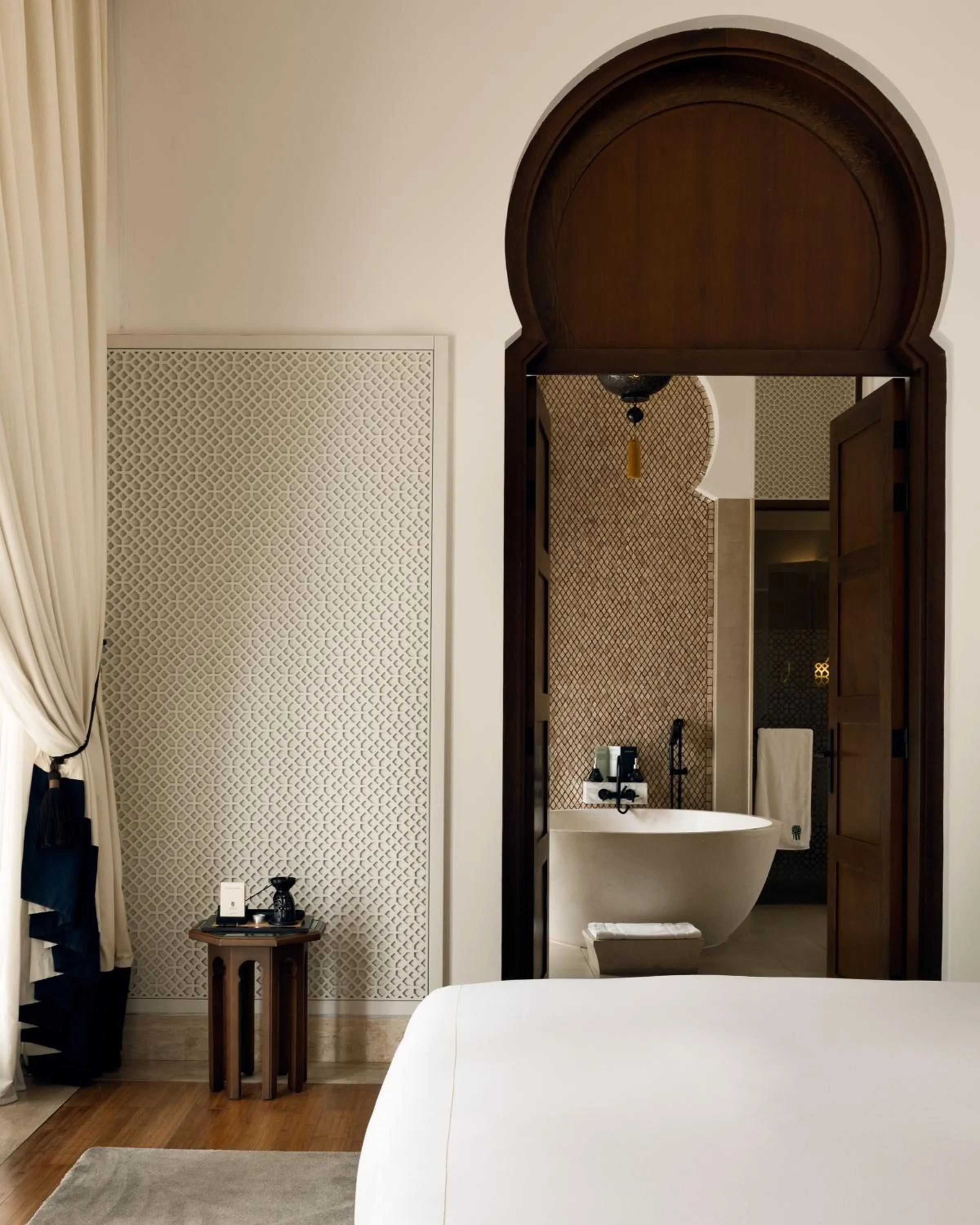 Bathroom in Banyan Tree Tamouda Bay