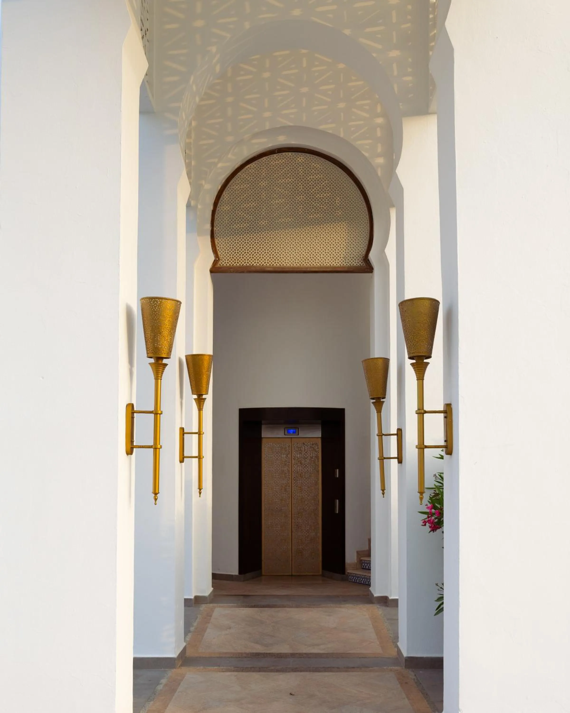 Facade/entrance in Banyan Tree Tamouda Bay