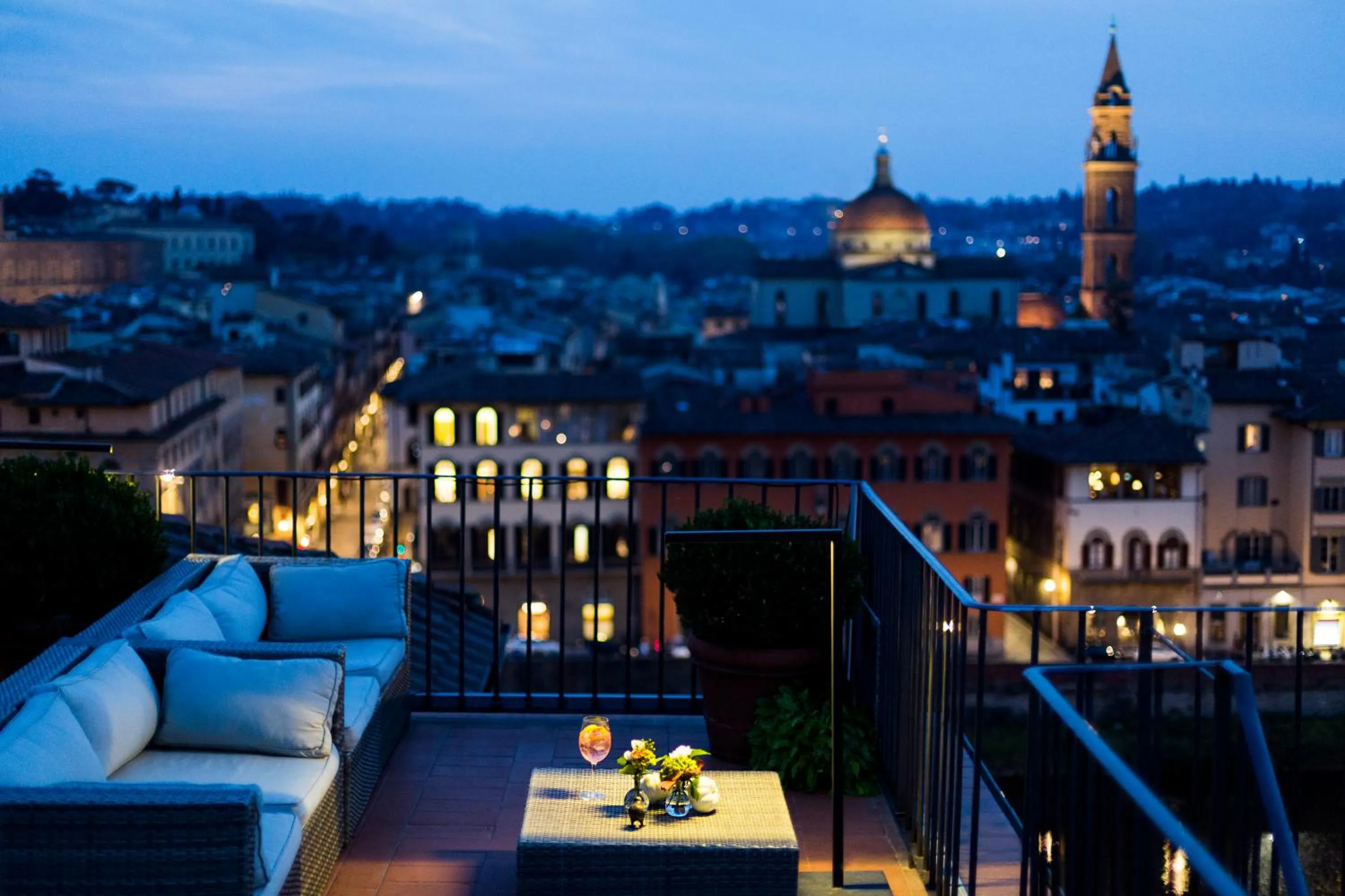 Balcony/Terrace in Antica Torre Tornabuoni