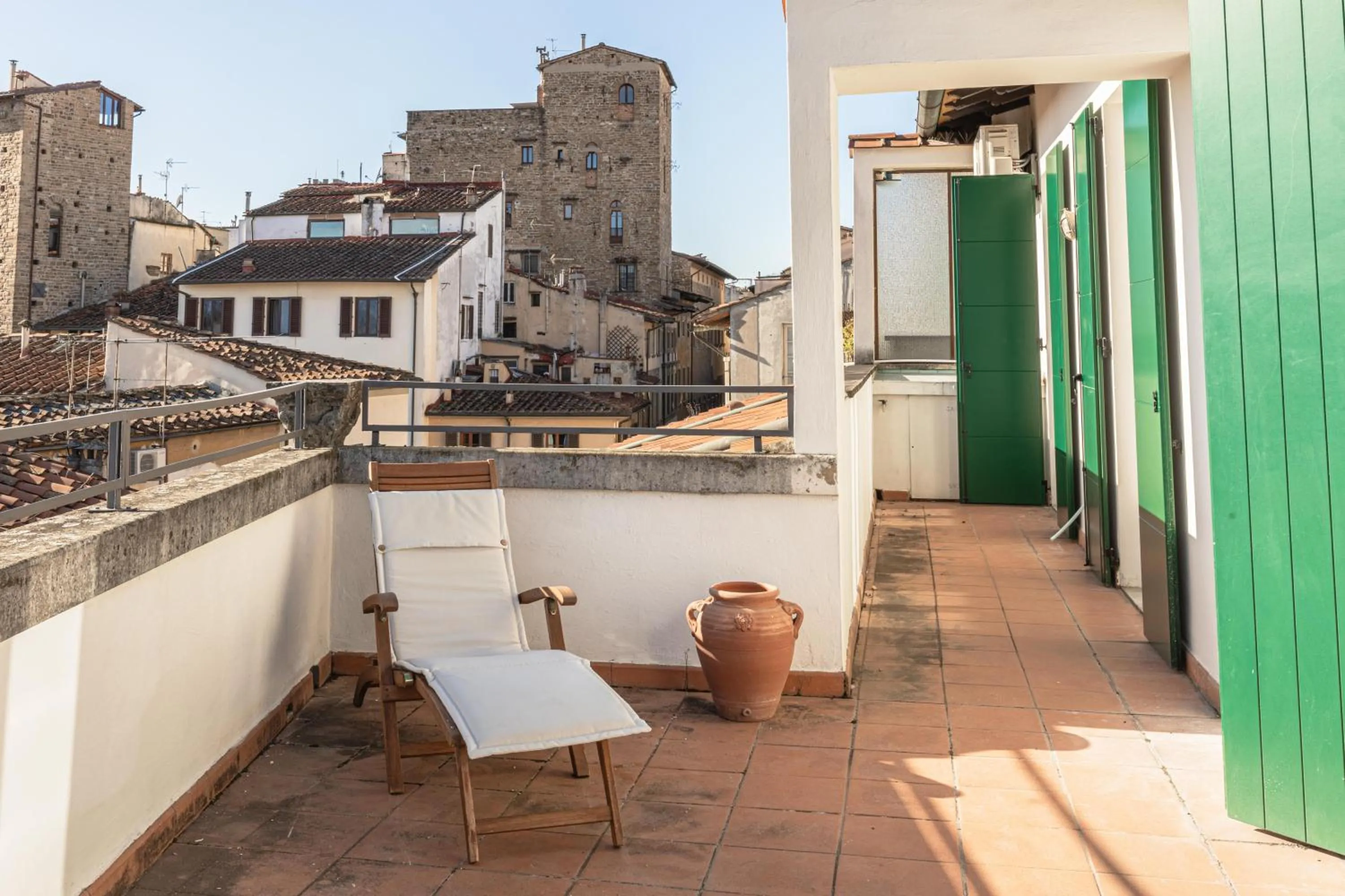 Balcony/Terrace in Antica Torre Tornabuoni