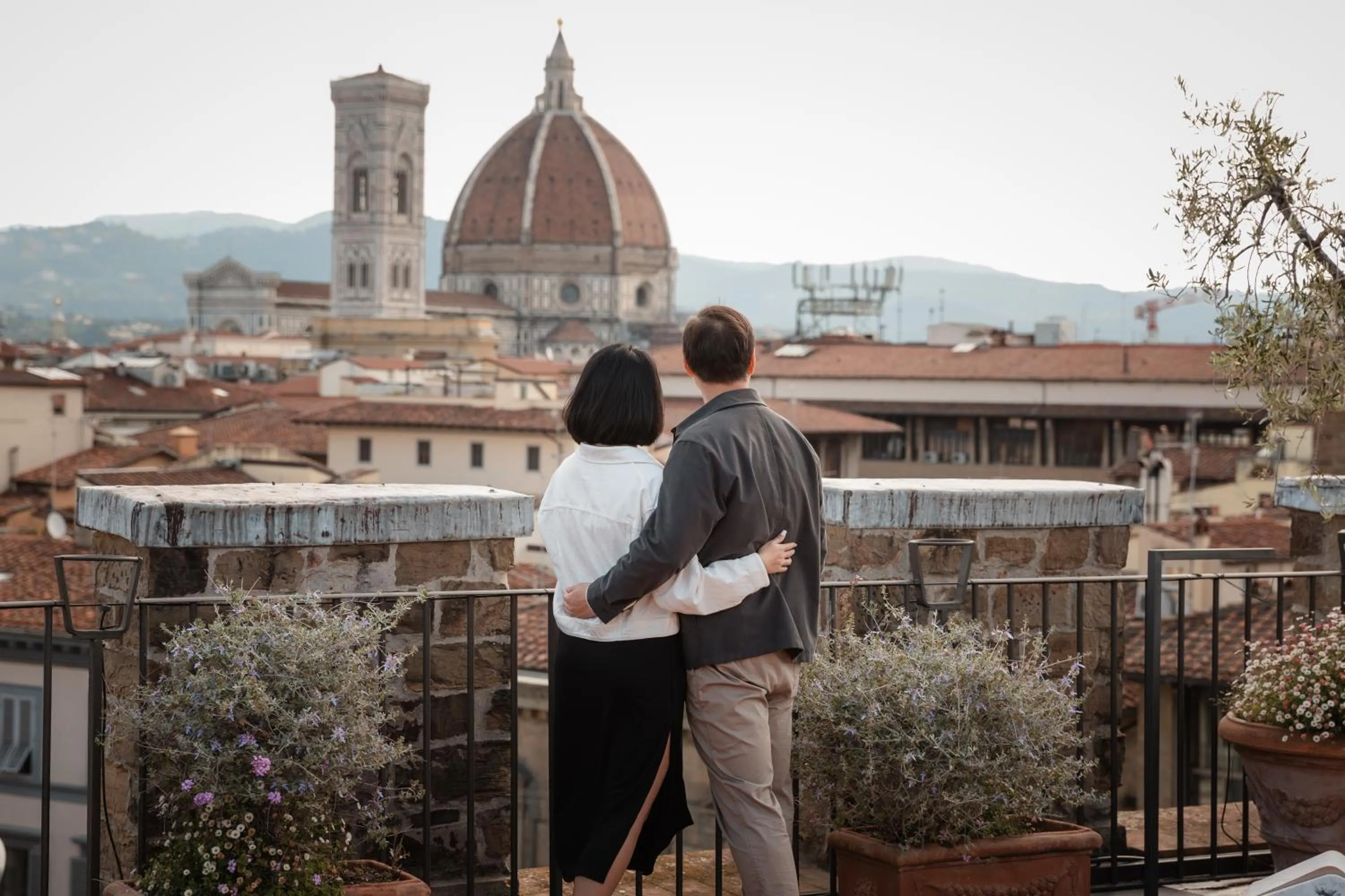 Balcony/Terrace in Antica Torre Tornabuoni