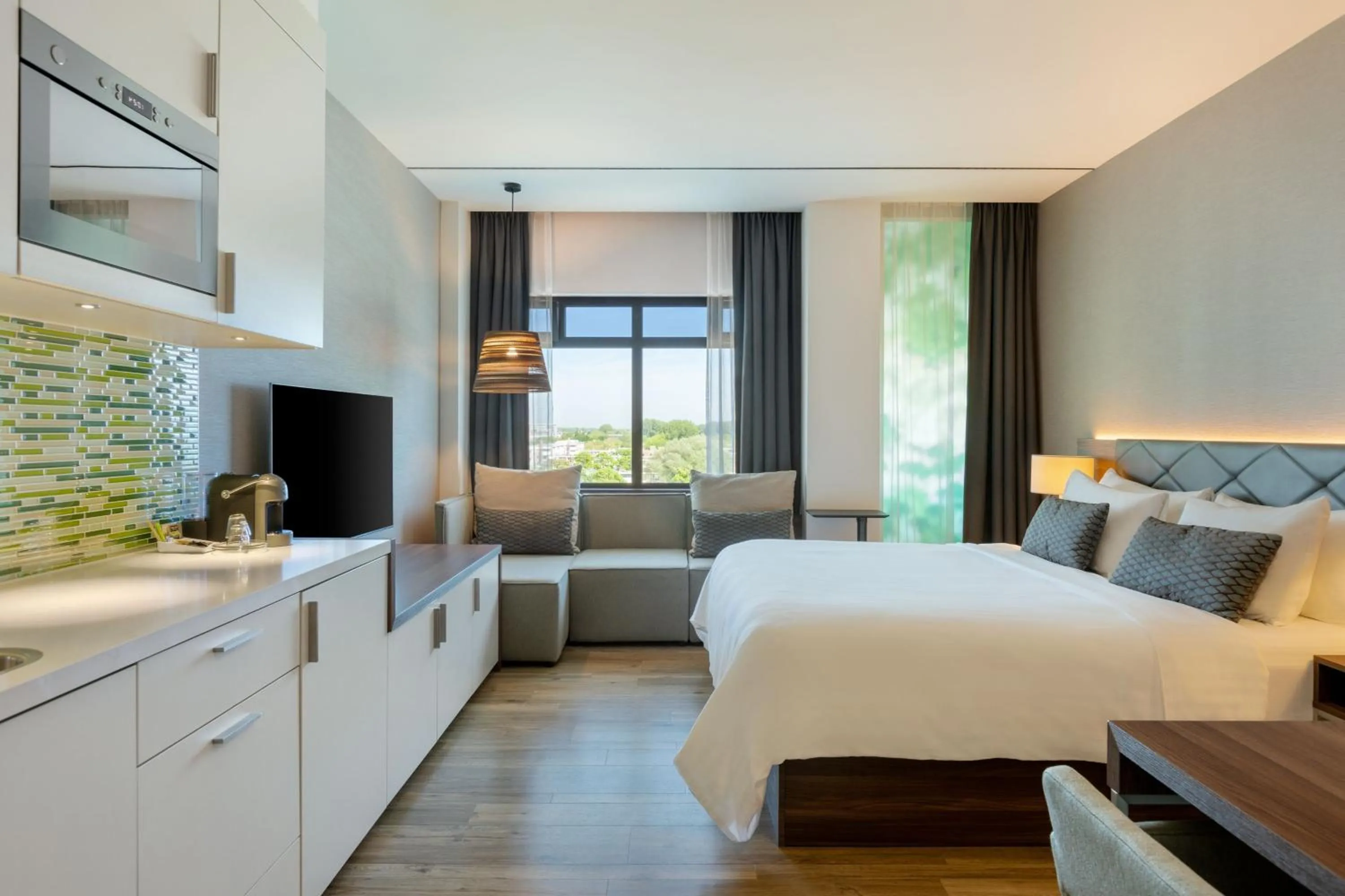 Photo of the whole room, Bed in Element Amsterdam