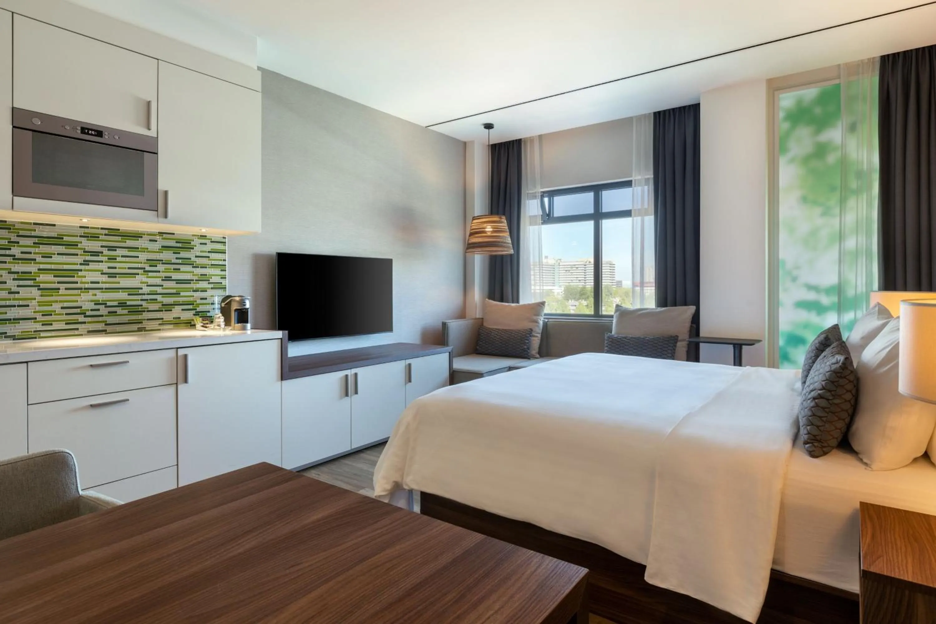 Photo of the whole room, Bed in Element Amsterdam