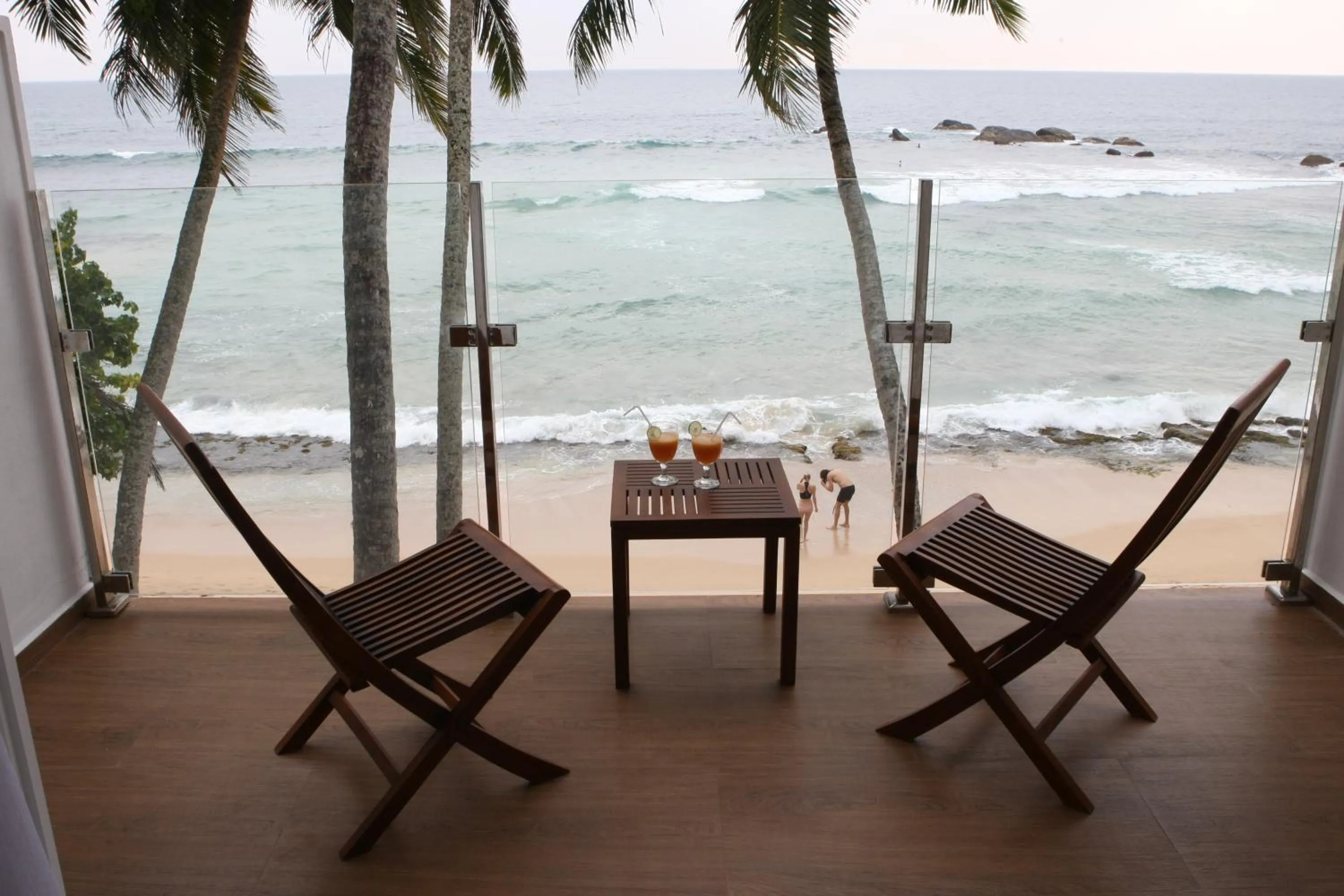 Balcony/Terrace in Sayura Beach Hotel