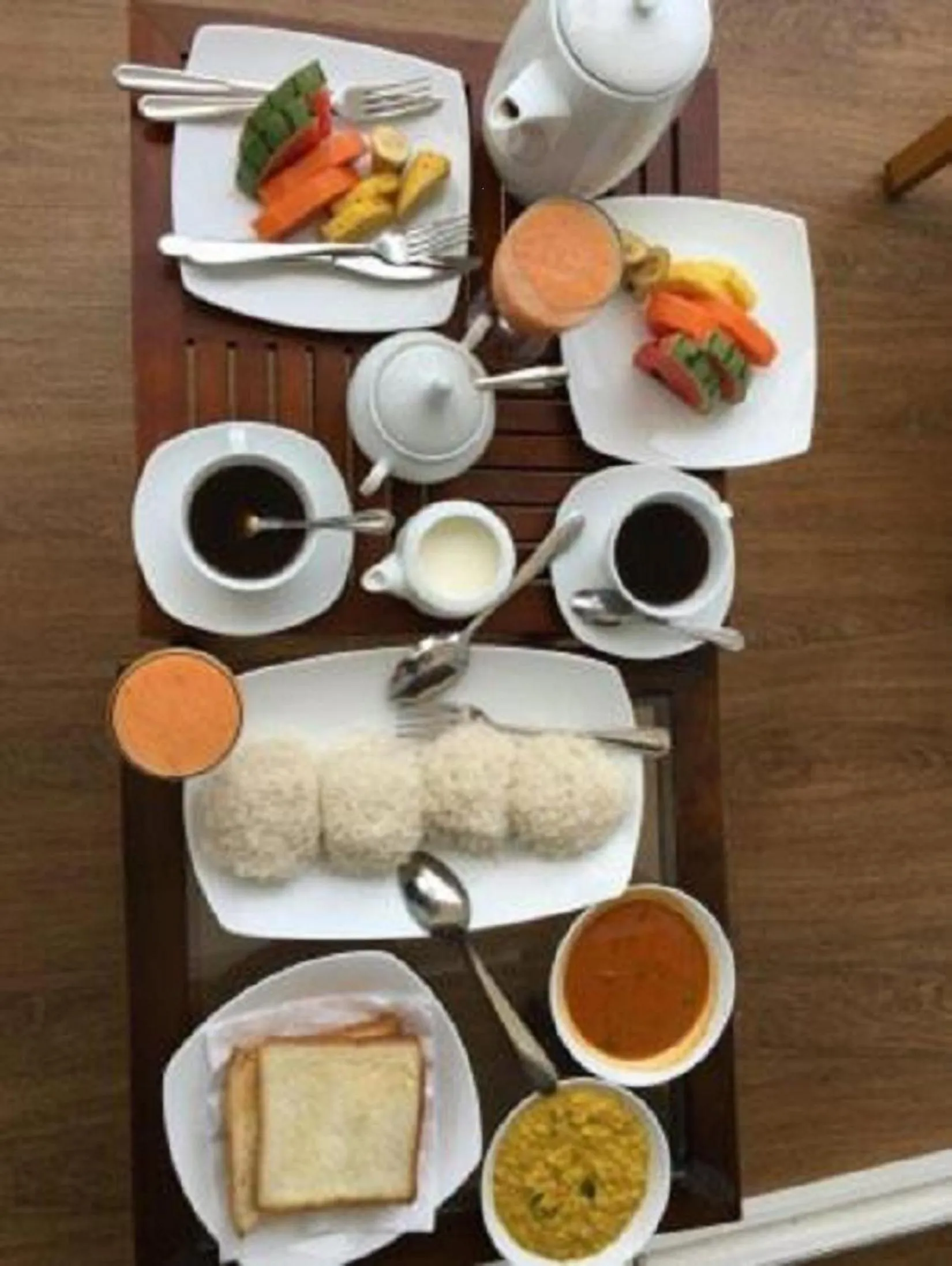 Breakfast in Sayura Beach Hotel