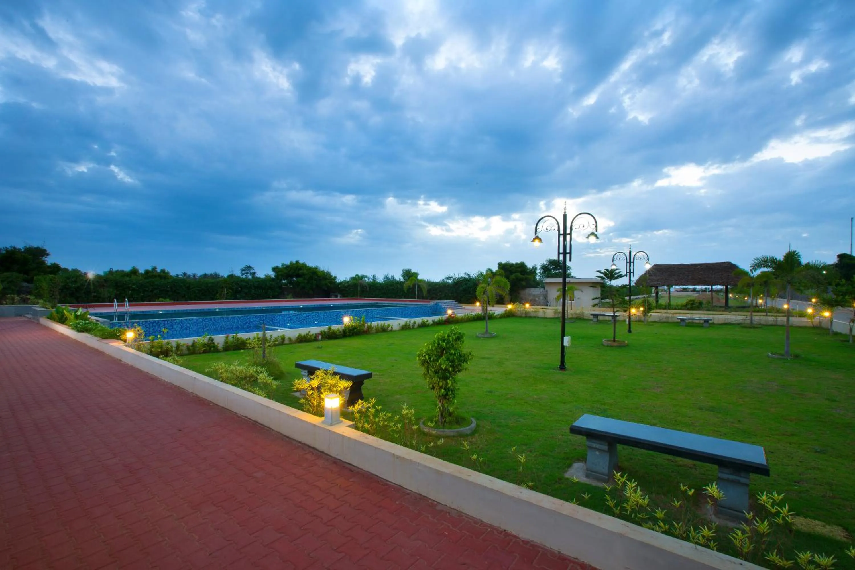Facade/entrance in Landmark Pallavaa Beach Resorts Mahabalipuram