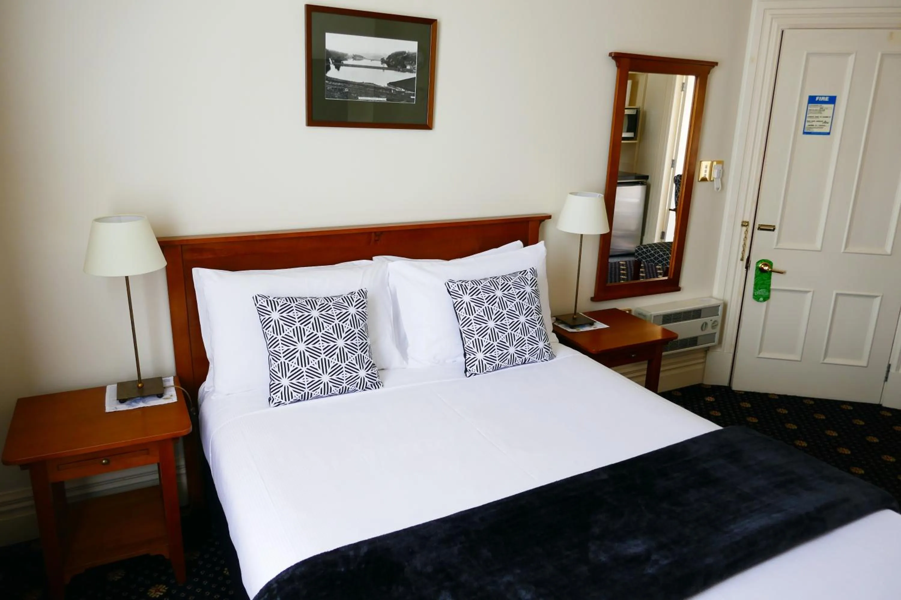 Bed in Highland House Boutique Hotel
