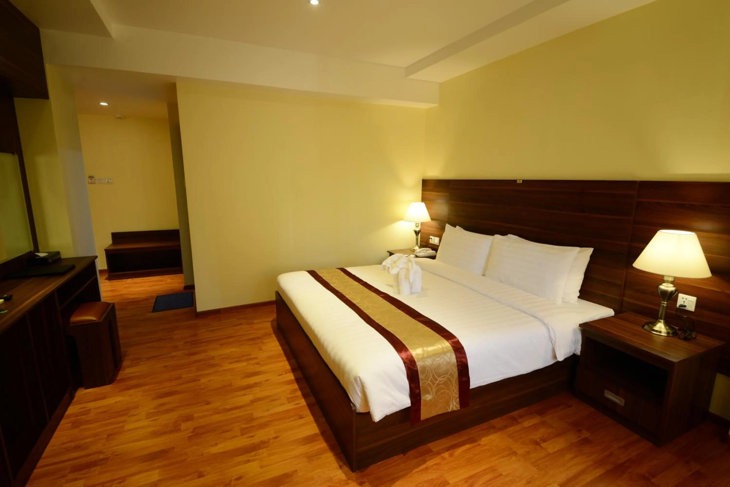 Night in Silver Green Hotel