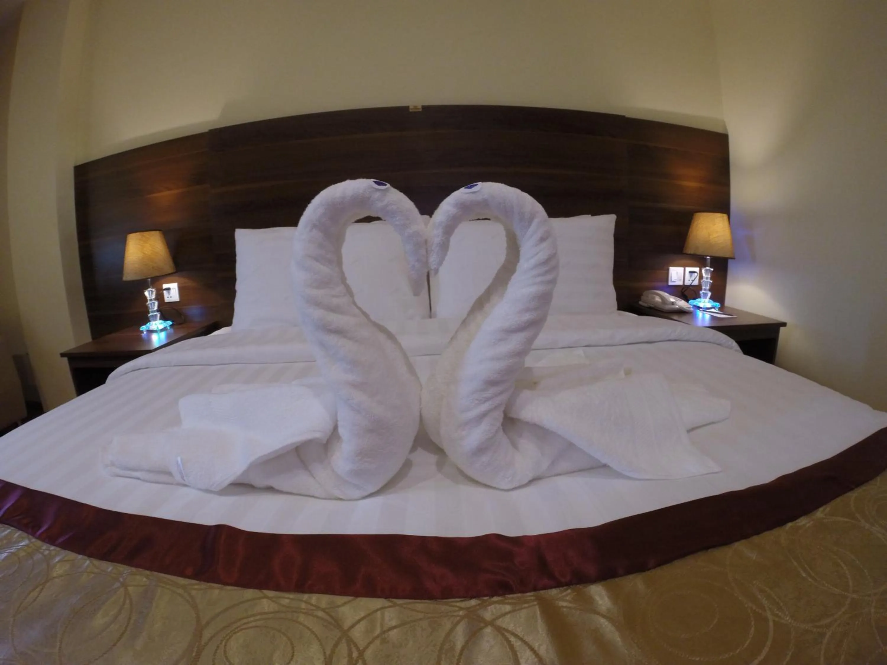 Bed in Silver Green Hotel