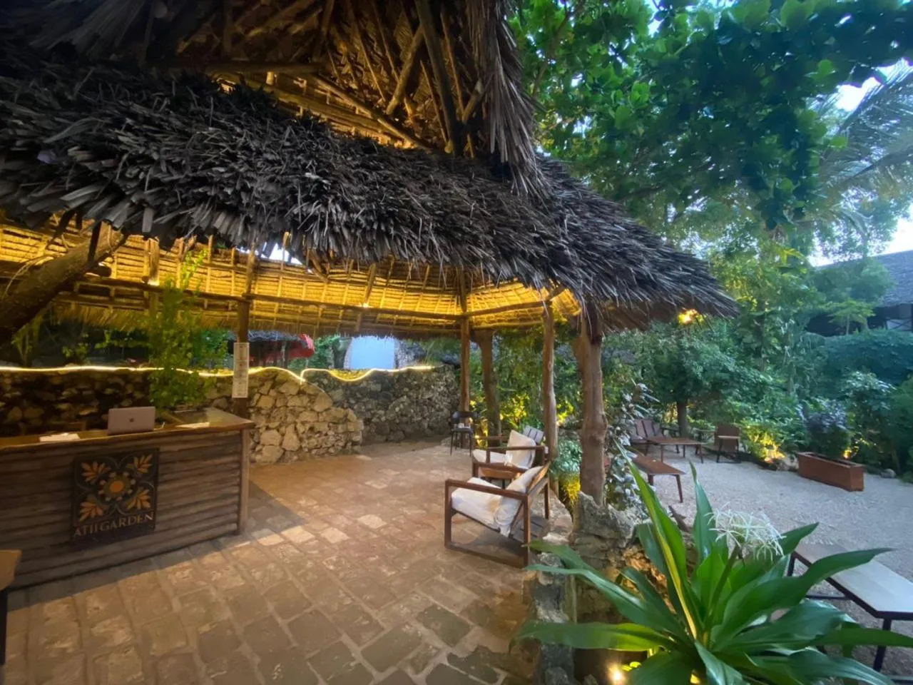 Lobby or reception in Atii Garden Bungalows