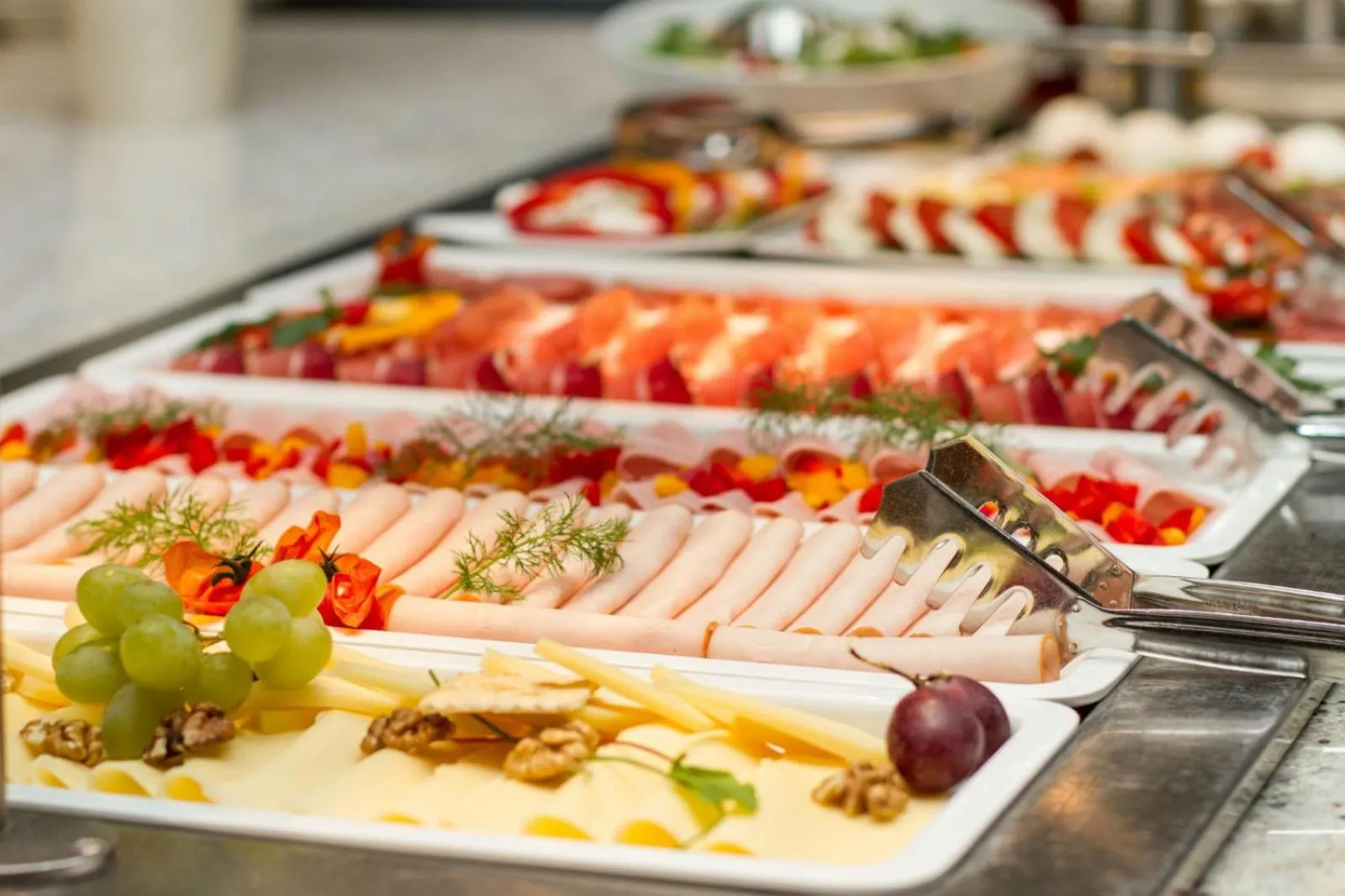 Buffet breakfast in PRIVILEGED LESNÁ - with Garden Terrace