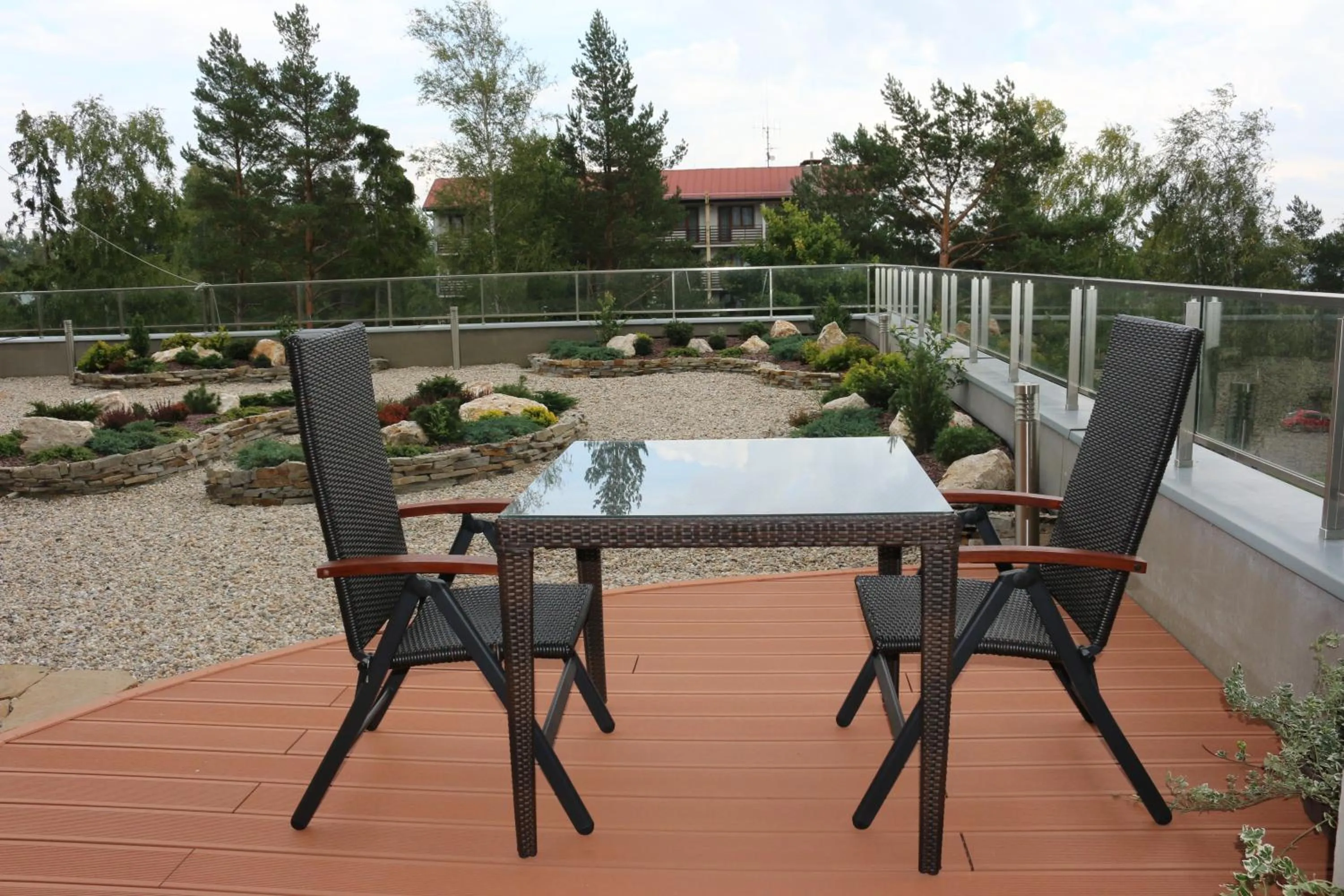 Balcony/Terrace in PRIVILEGED LESNÁ - with Garden Terrace