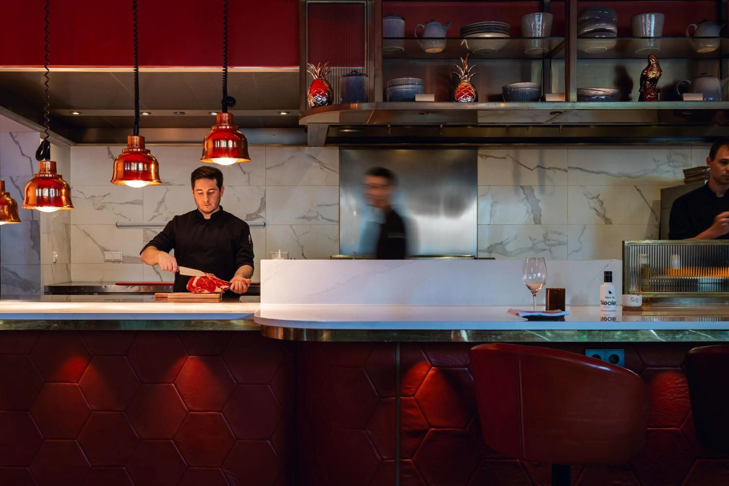 Kitchen or kitchenette in Amsterdam Marriott Hotel