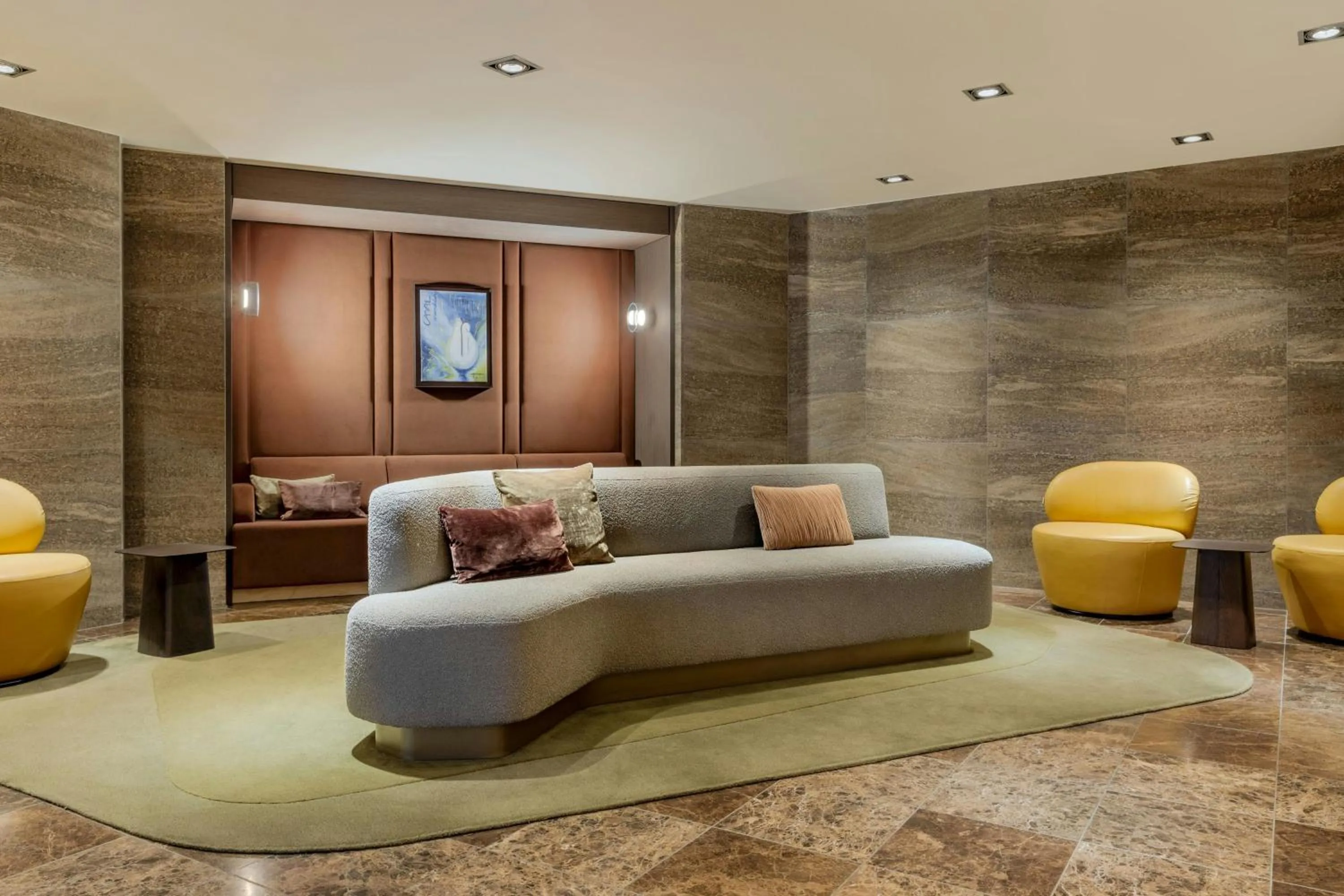 Lobby or reception in Amsterdam Marriott Hotel