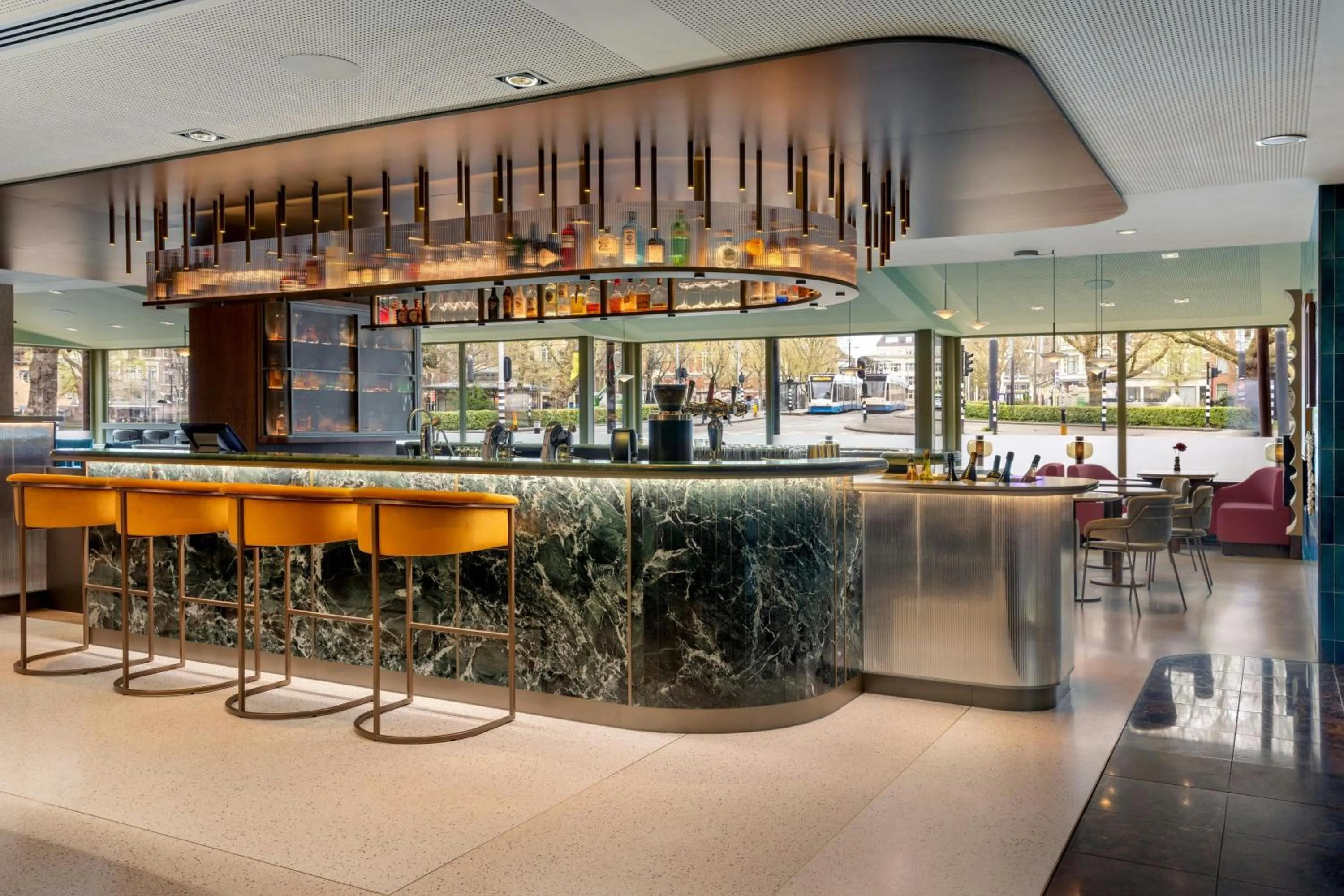 Lounge or bar in Amsterdam Marriott Hotel