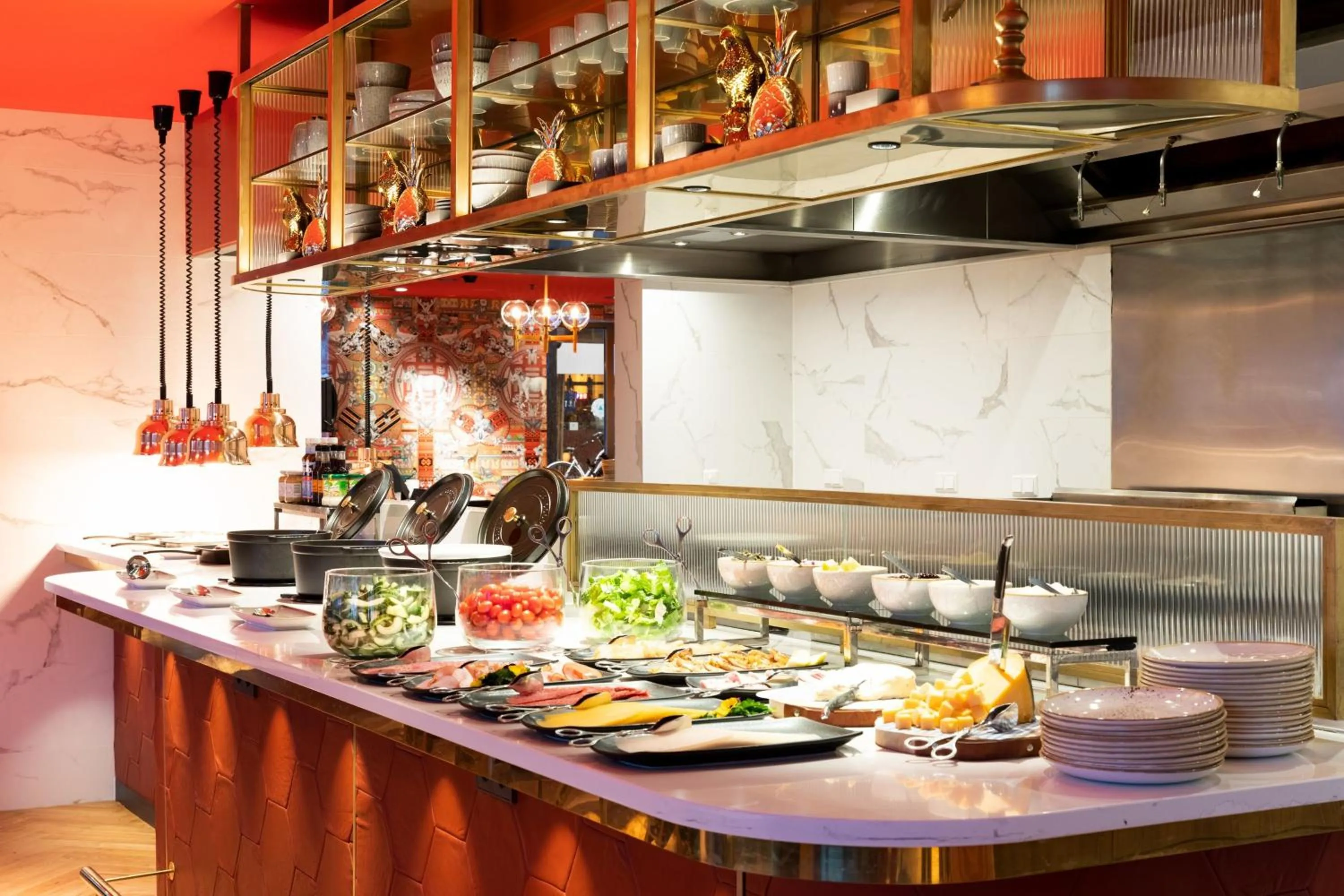 Breakfast in Amsterdam Marriott Hotel