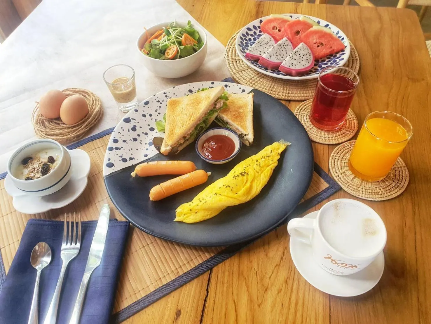 Breakfast in Norn Talay Surin Beach Phuket