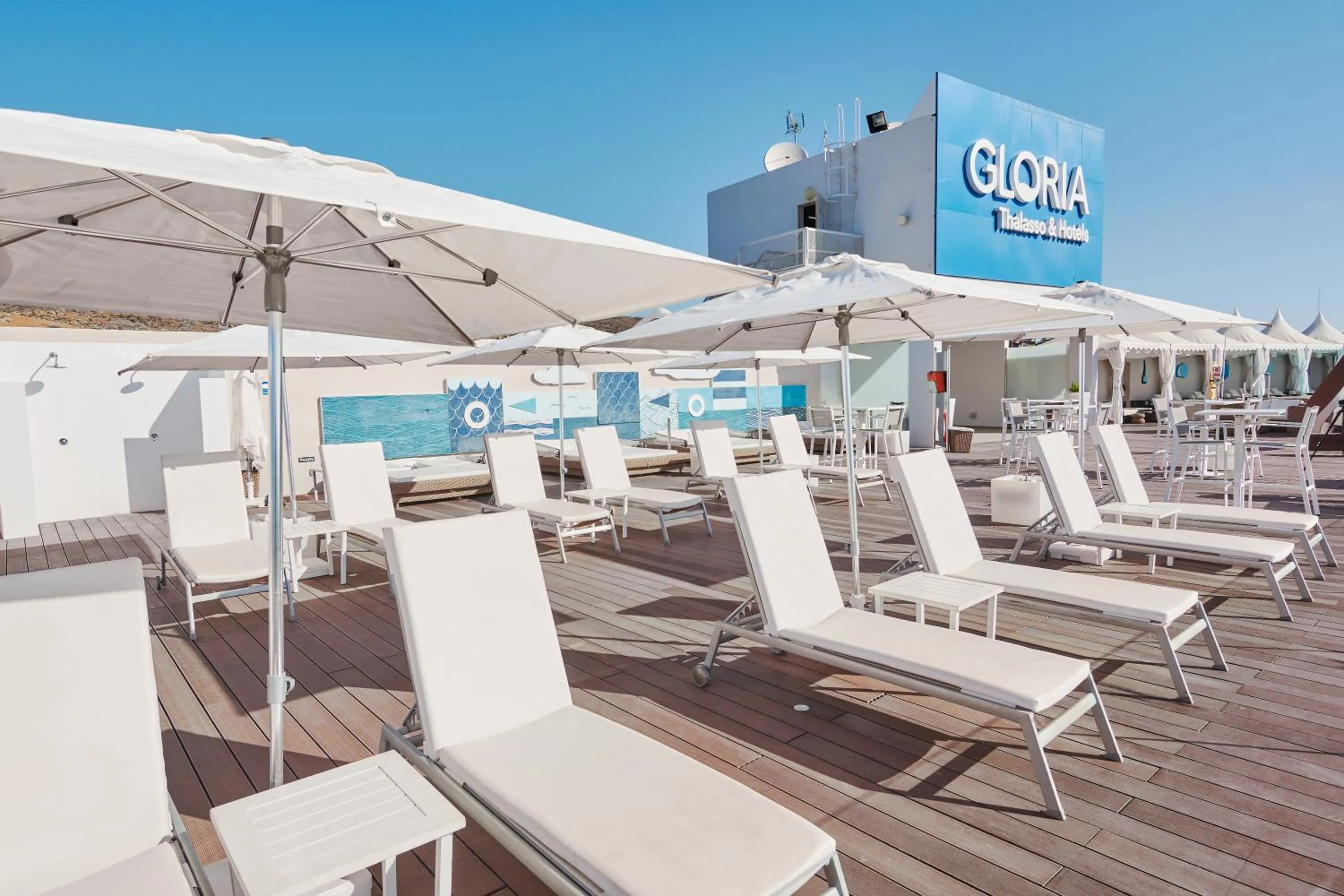 Solarium in Gloria Palace San Agustín Thalasso & Hotel