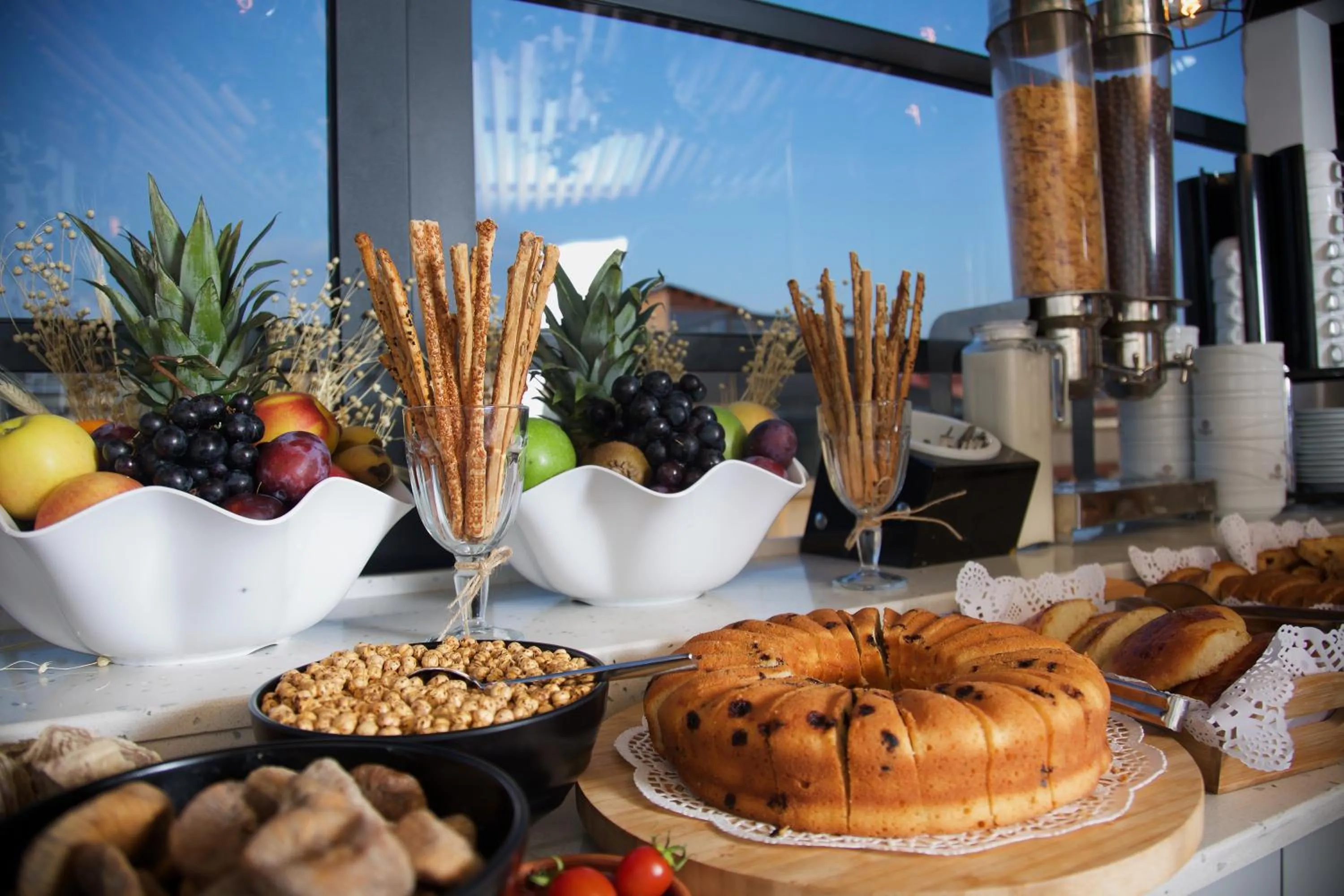 Buffet breakfast in Glamour Hotel Istanbul Sirkeci