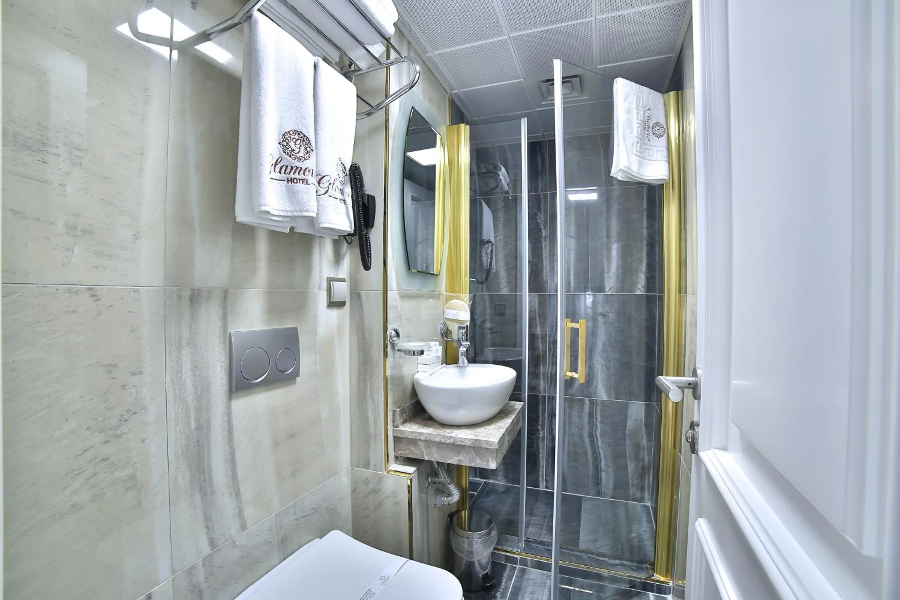 Bathroom in Glamour Hotel Istanbul Sirkeci