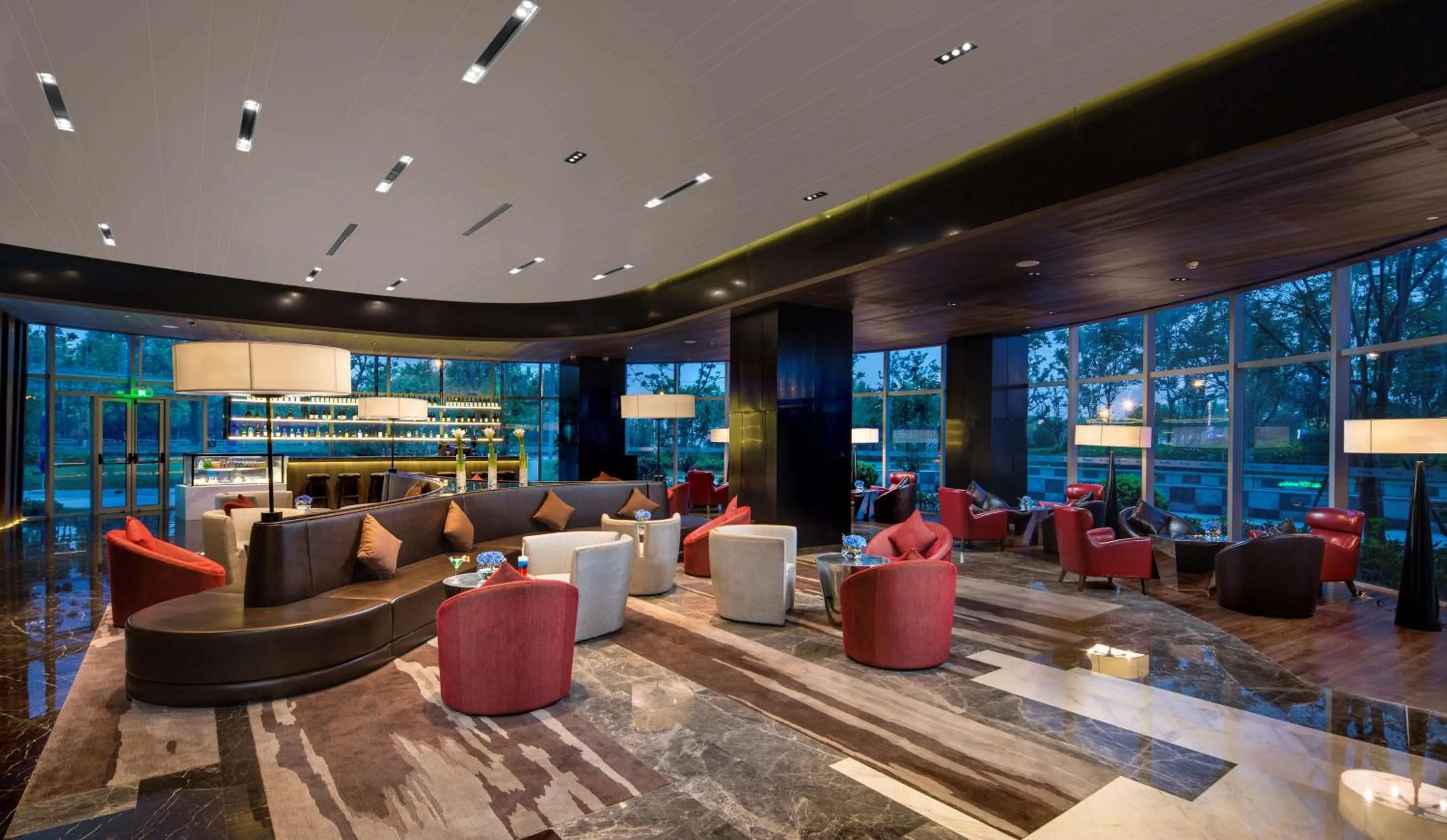 Lobby or reception in Radisson Blu Shanghai Pudong Jinqiao