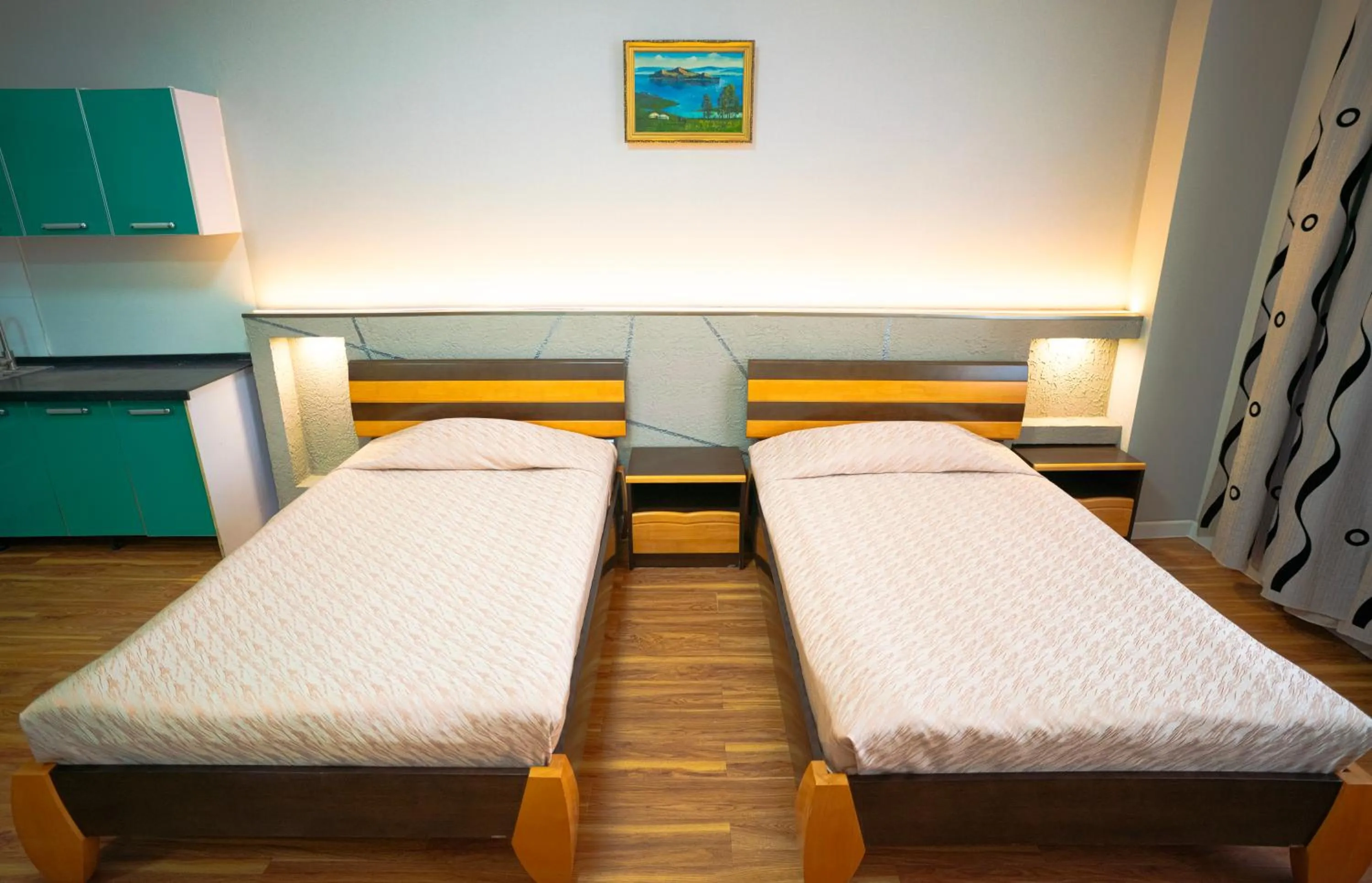Bed in Tsolmon's Serviced Apartments