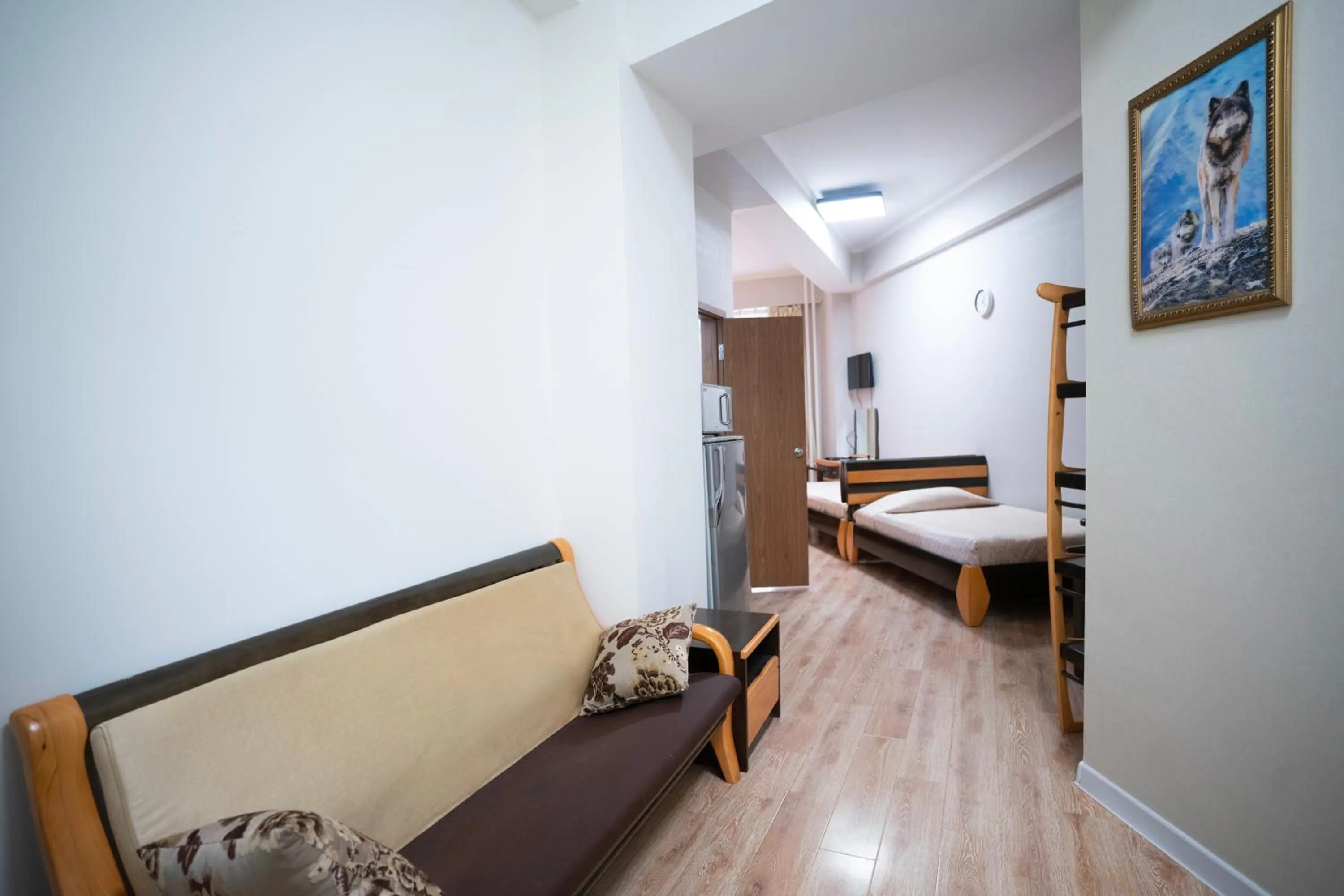 Bed in Tsolmon's Serviced Apartments