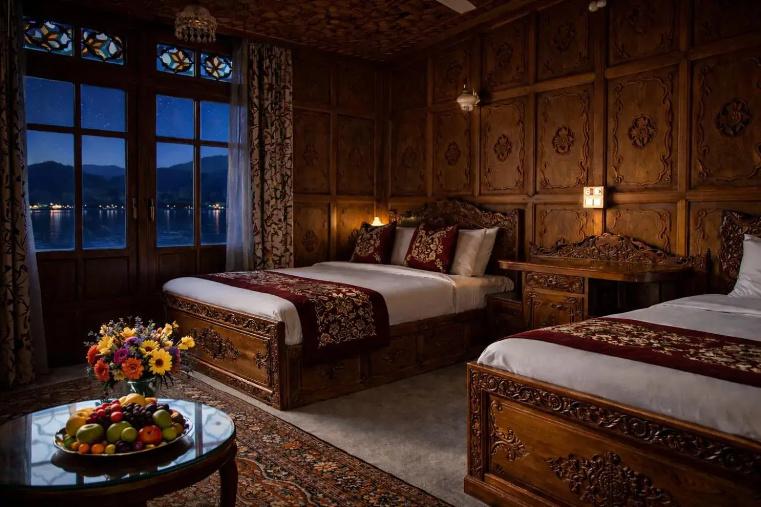 Premium Double Room with Lake View in Mascot Houseboats Premium Double Room with Lake View in Mascot Houseboats