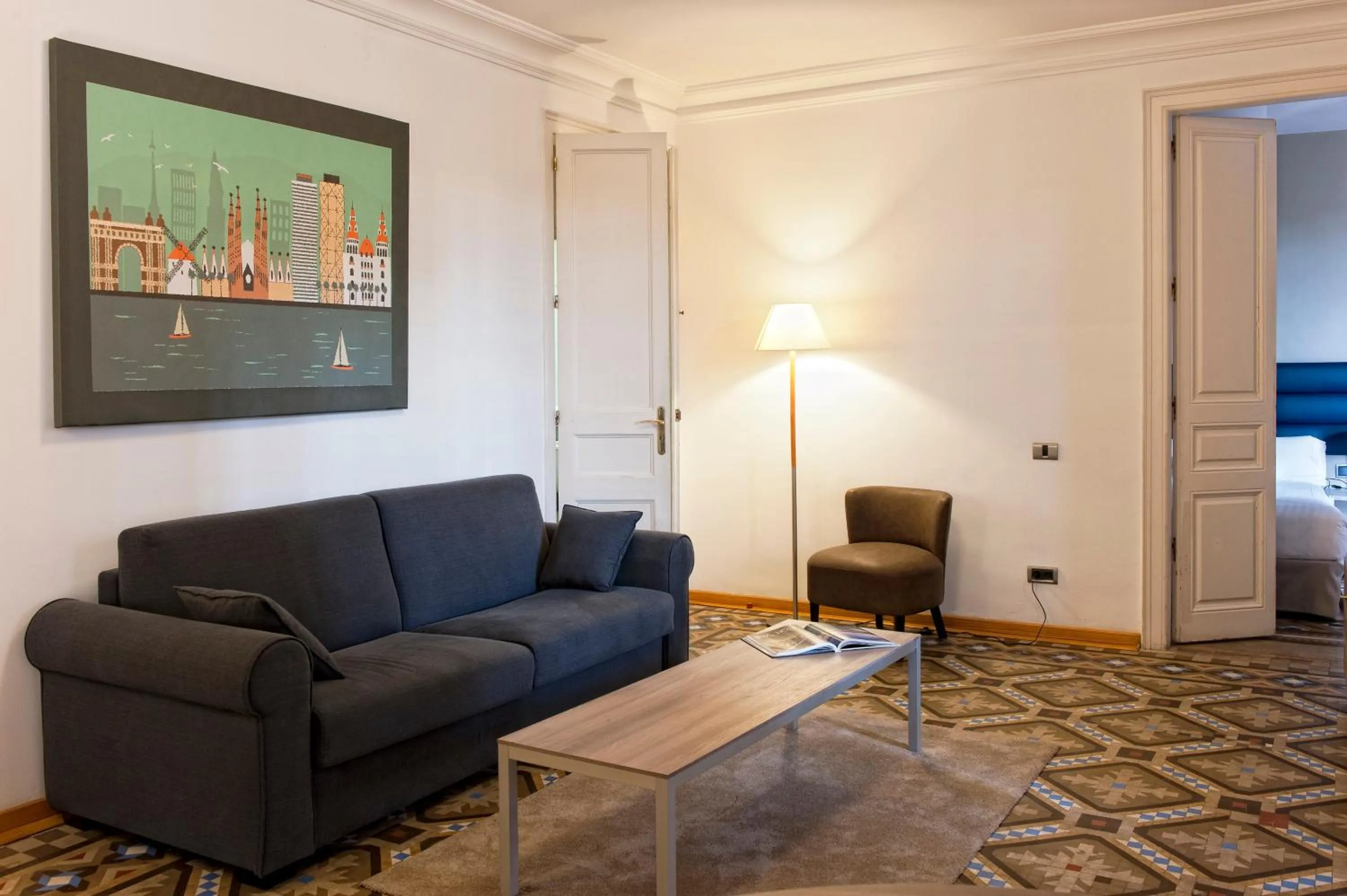 Seating area in MH Apartments Tetuan
