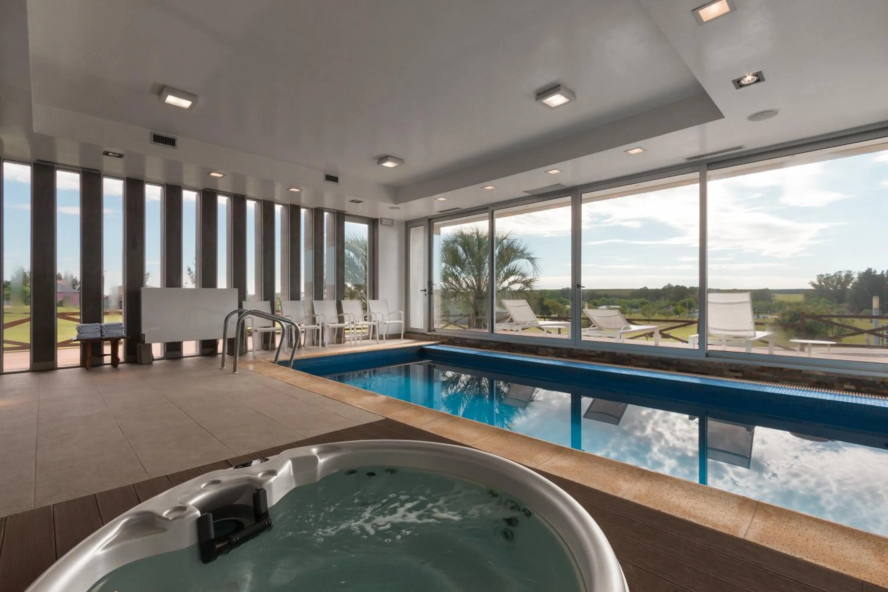 Swimming pool in Salinas del Almiron Resort Termal