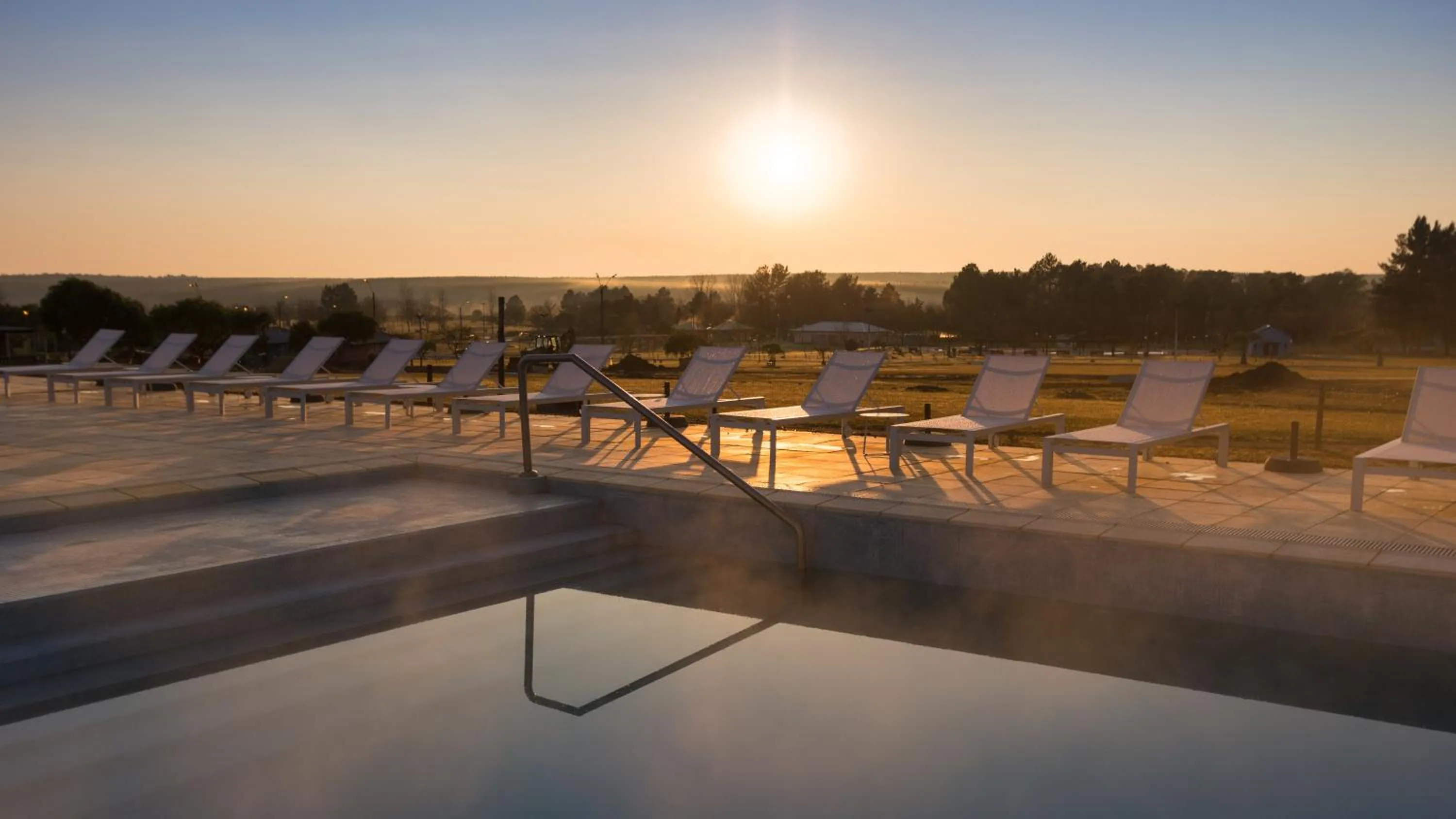 Swimming pool in Salinas del Almiron Resort Termal
